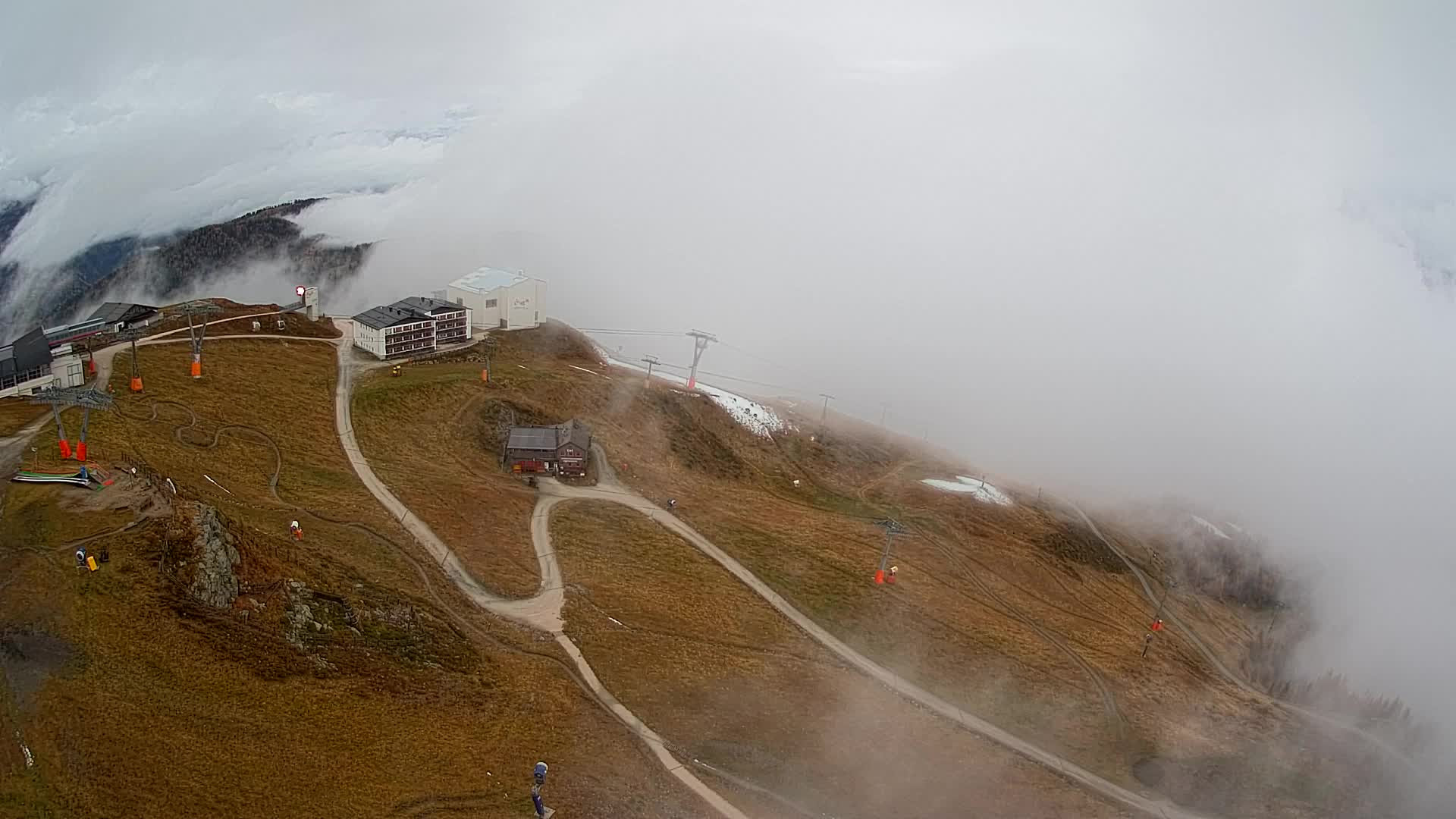 Skigebiet Kronplatz Gipfel | Blick auf Bruneck