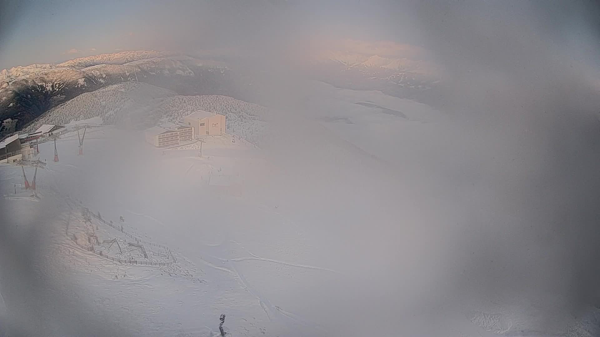 Kronplatz peak Ski resort | view to Bruneck