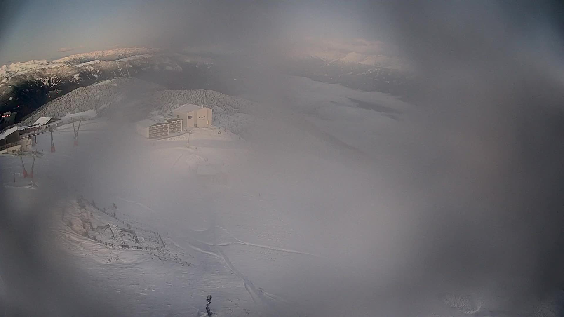 Skigebiet Kronplatz Gipfel | Blick auf Bruneck