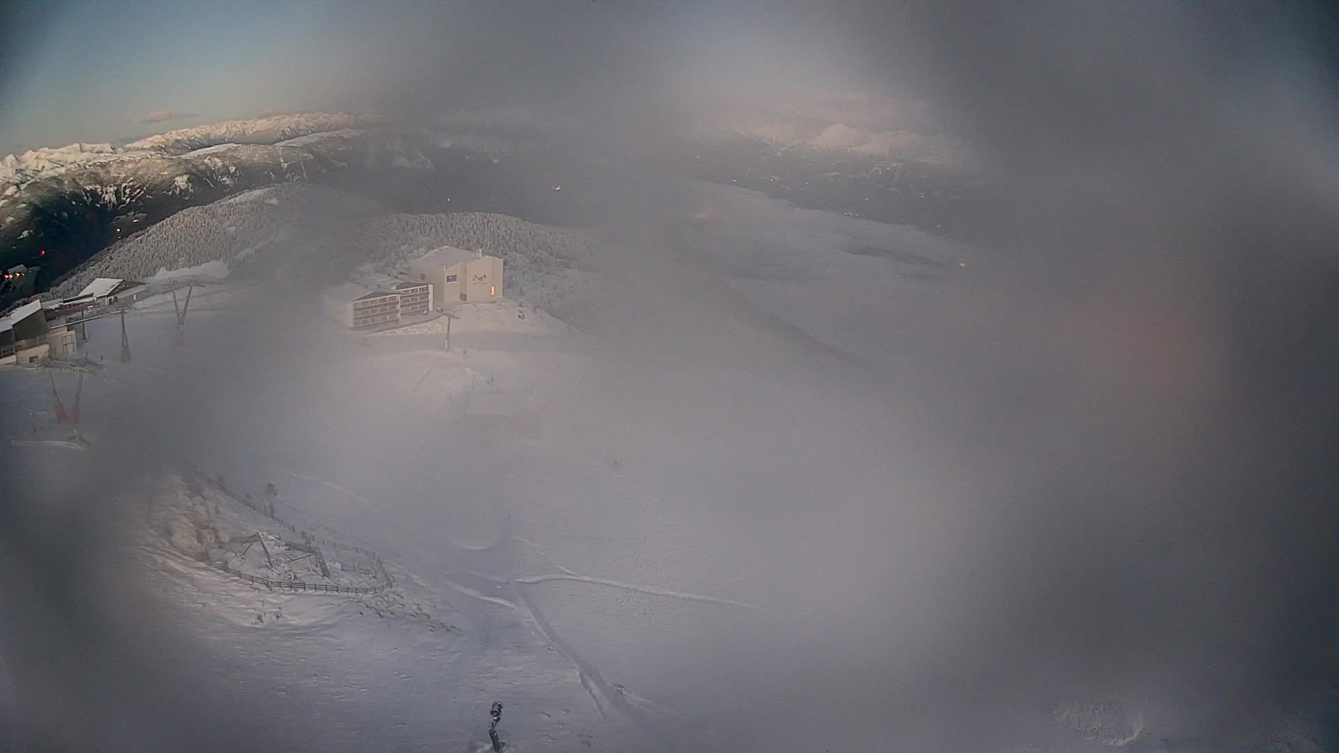 Skigebiet Kronplatz Gipfel | Blick auf Bruneck