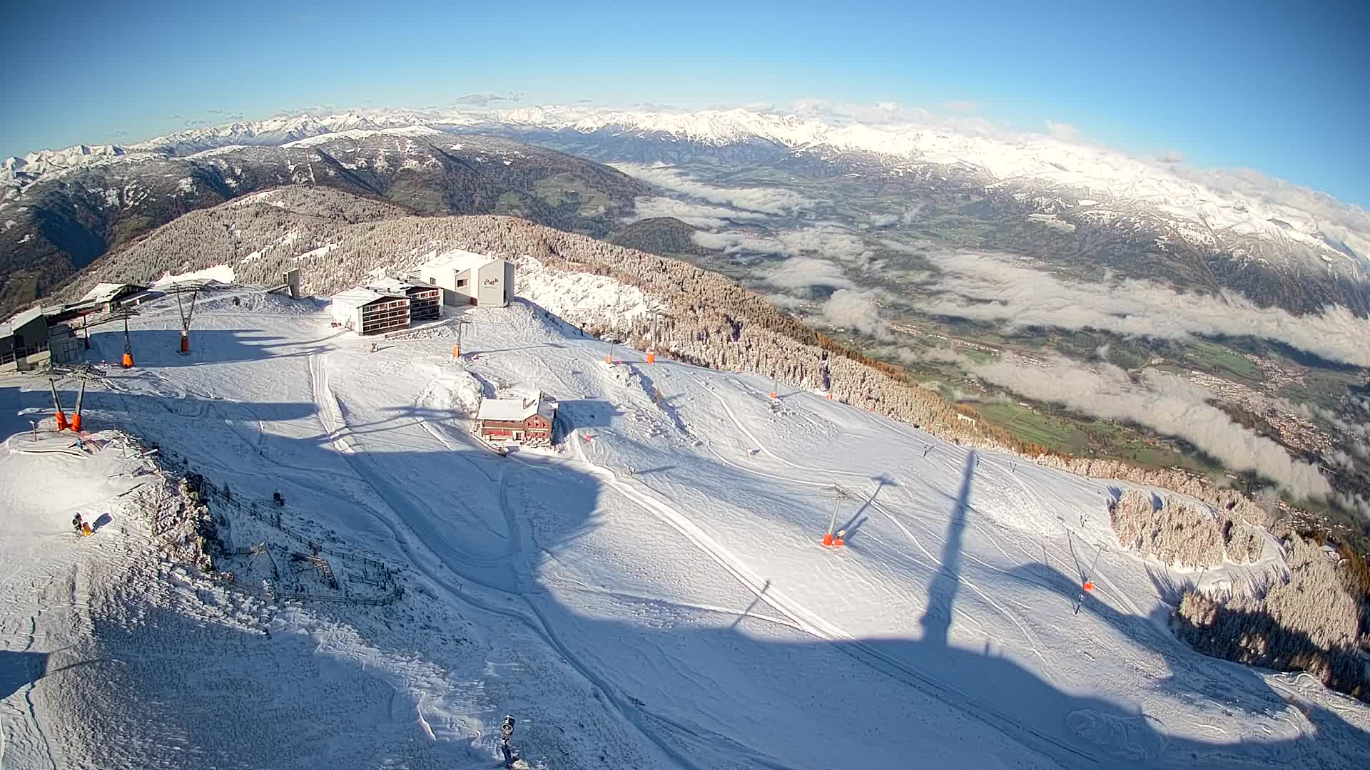 Smučišče Kronplatz – vrh | pogled na Bruneck