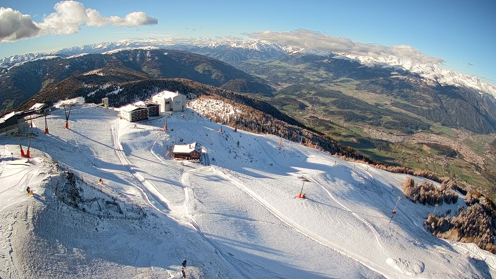 Smučišče Kronplatz – vrh | pogled na Bruneck