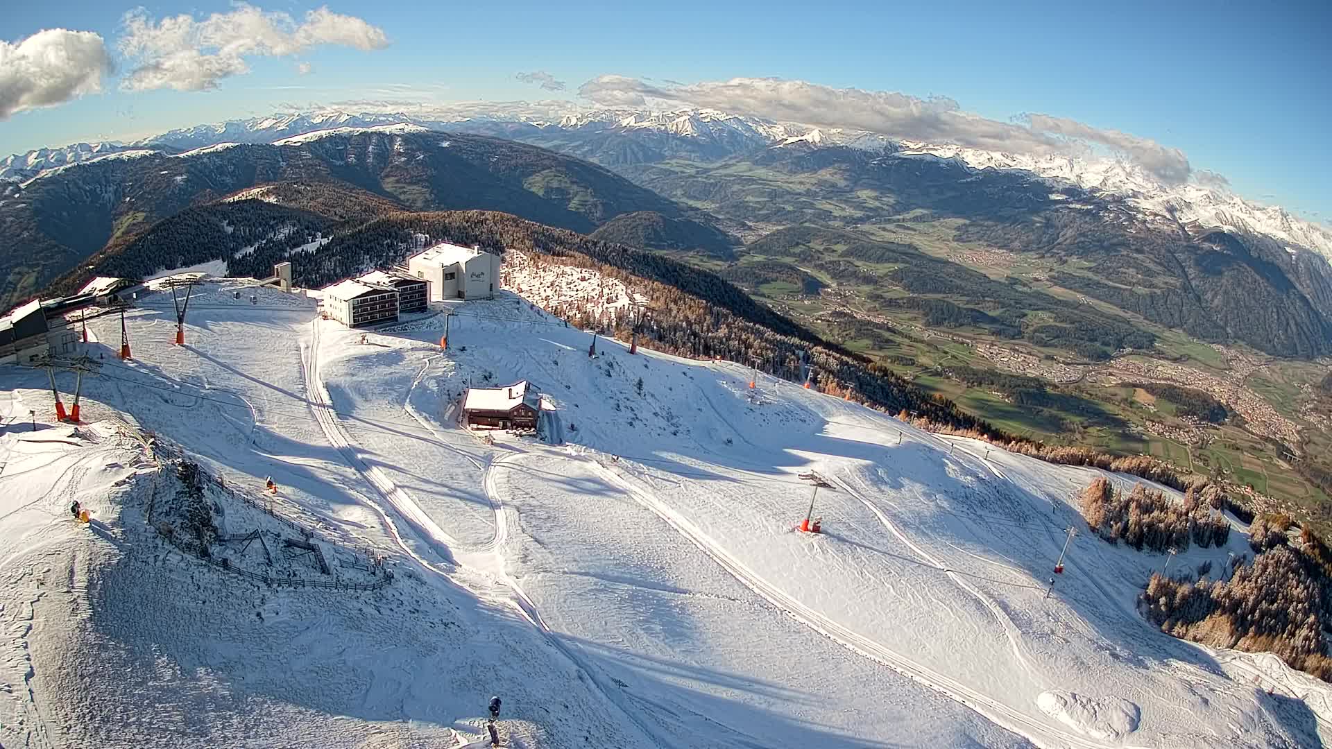 Smučišče Kronplatz – vrh | pogled na Bruneck