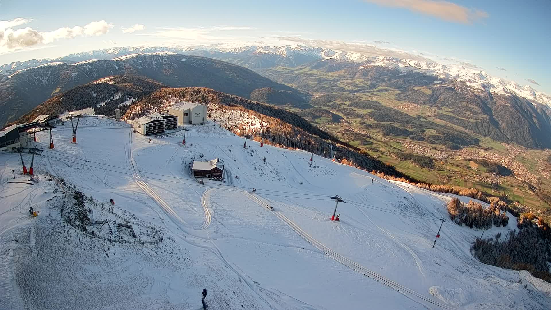 Smučišče Kronplatz – vrh | pogled na Bruneck
