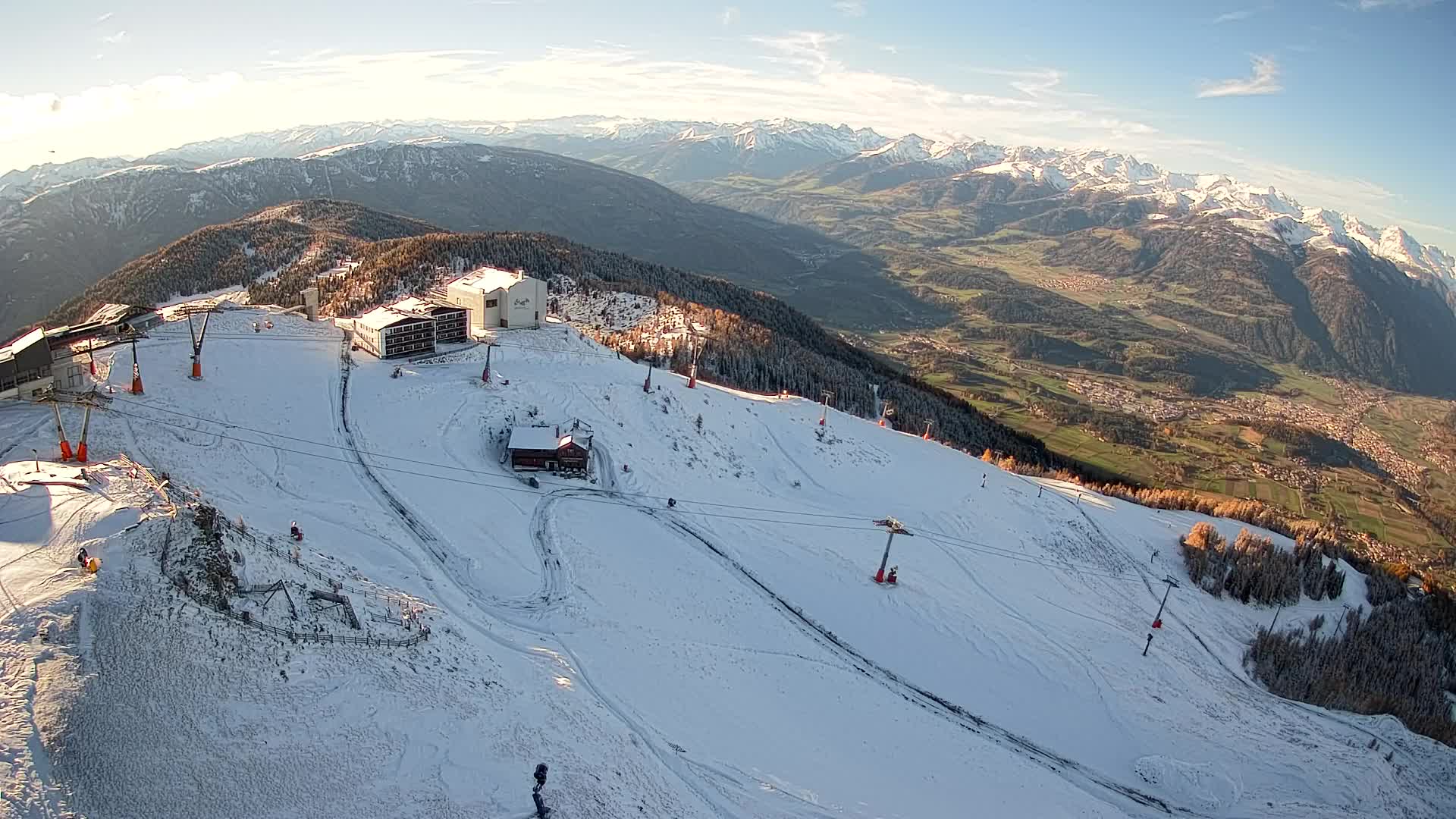 Smučišče Kronplatz – vrh | pogled na Bruneck