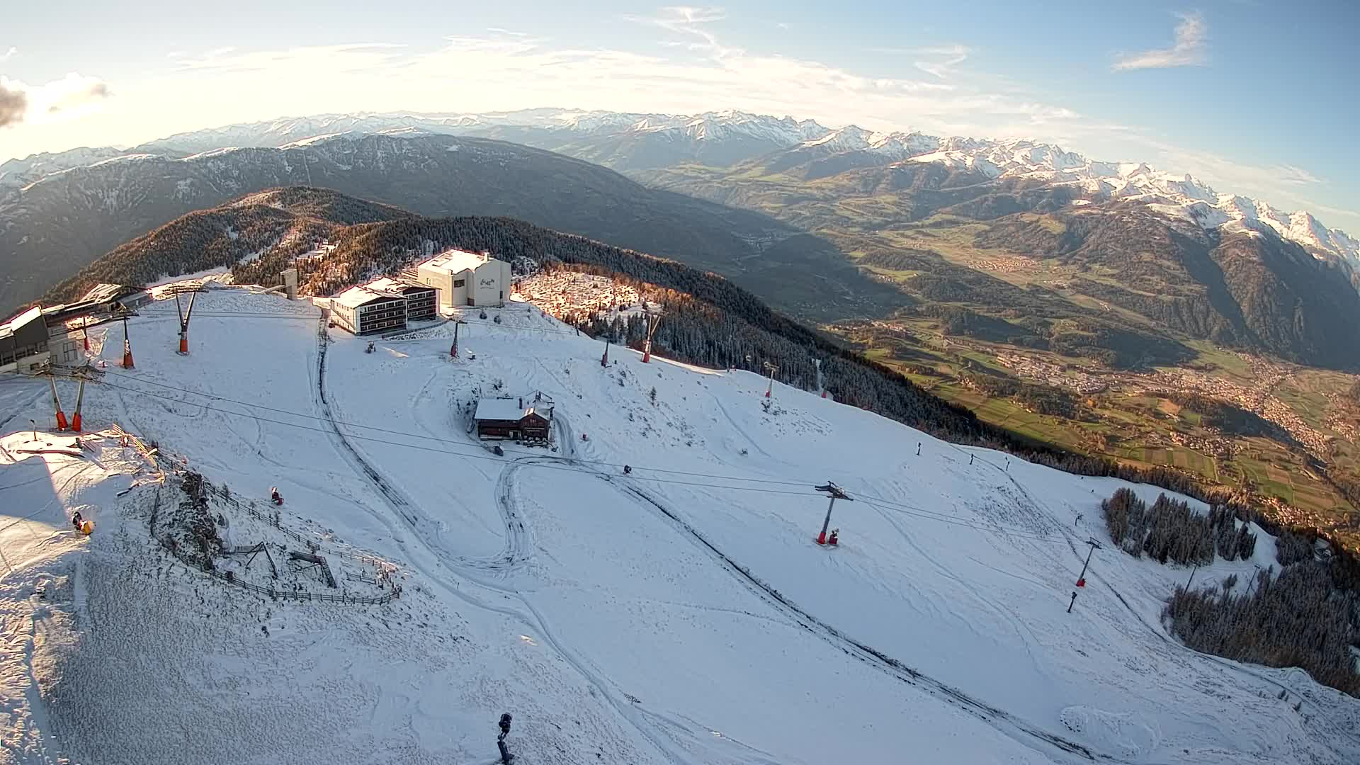 Smučišče Kronplatz – vrh | pogled na Bruneck