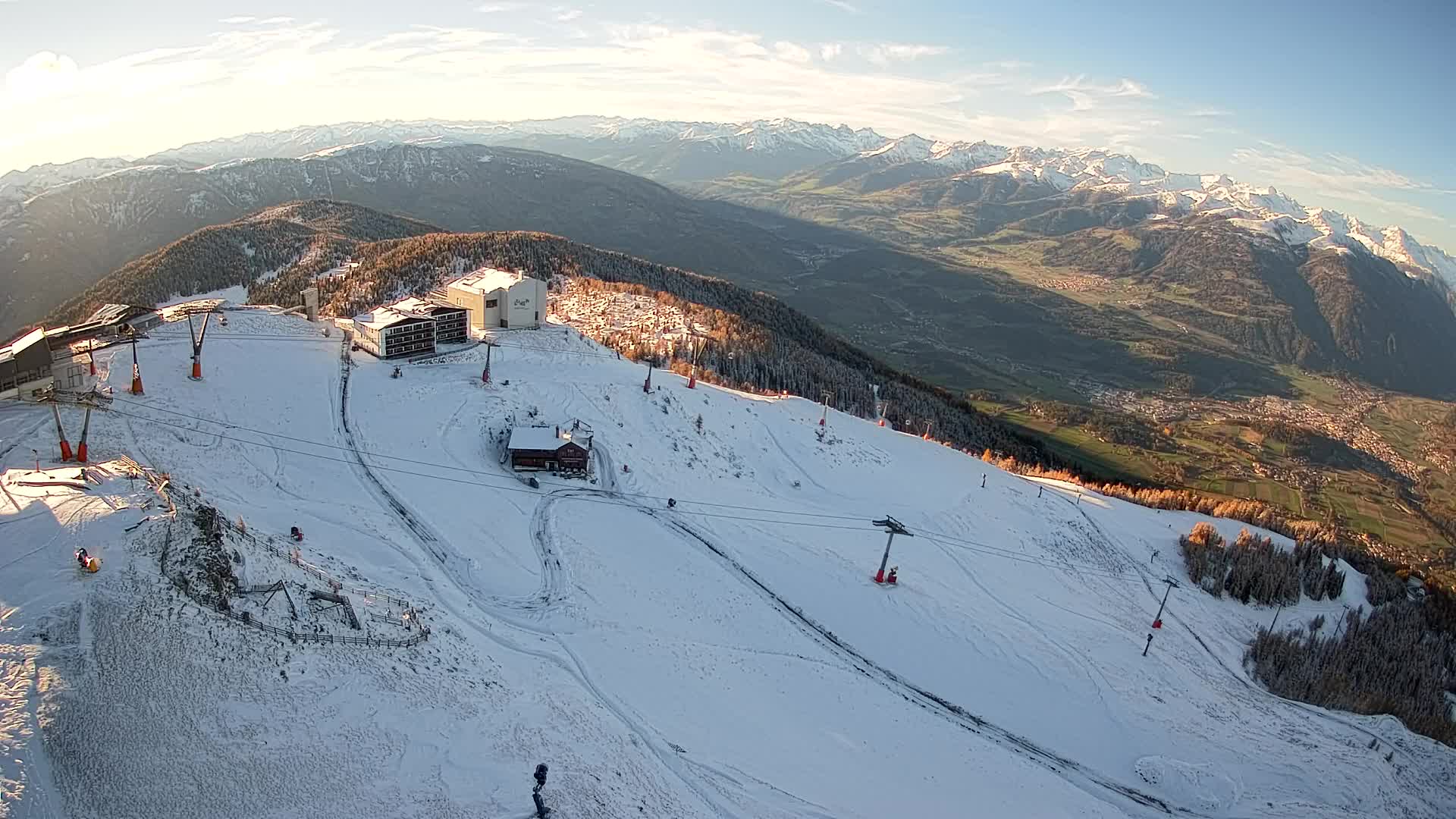 Smučišče Kronplatz – vrh | pogled na Bruneck