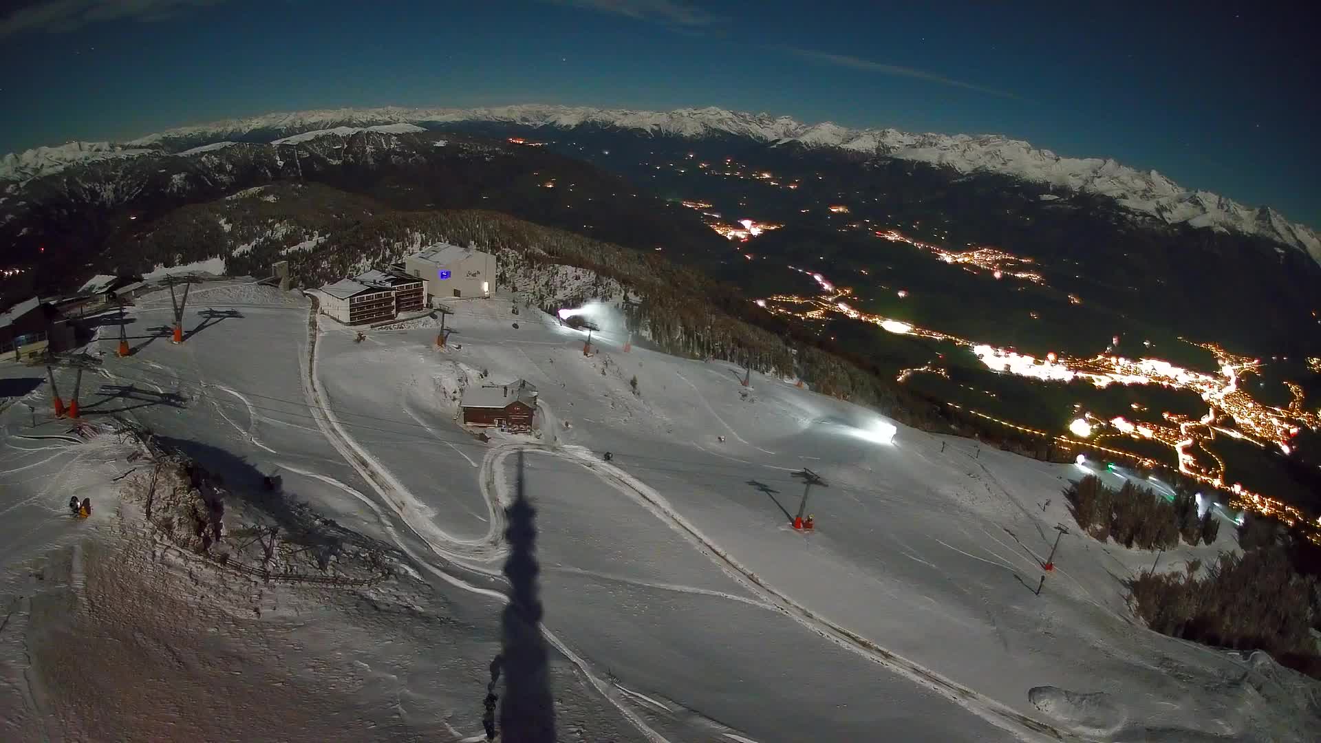 Stazione sciistica di Plan de Corones | vista su Brunico