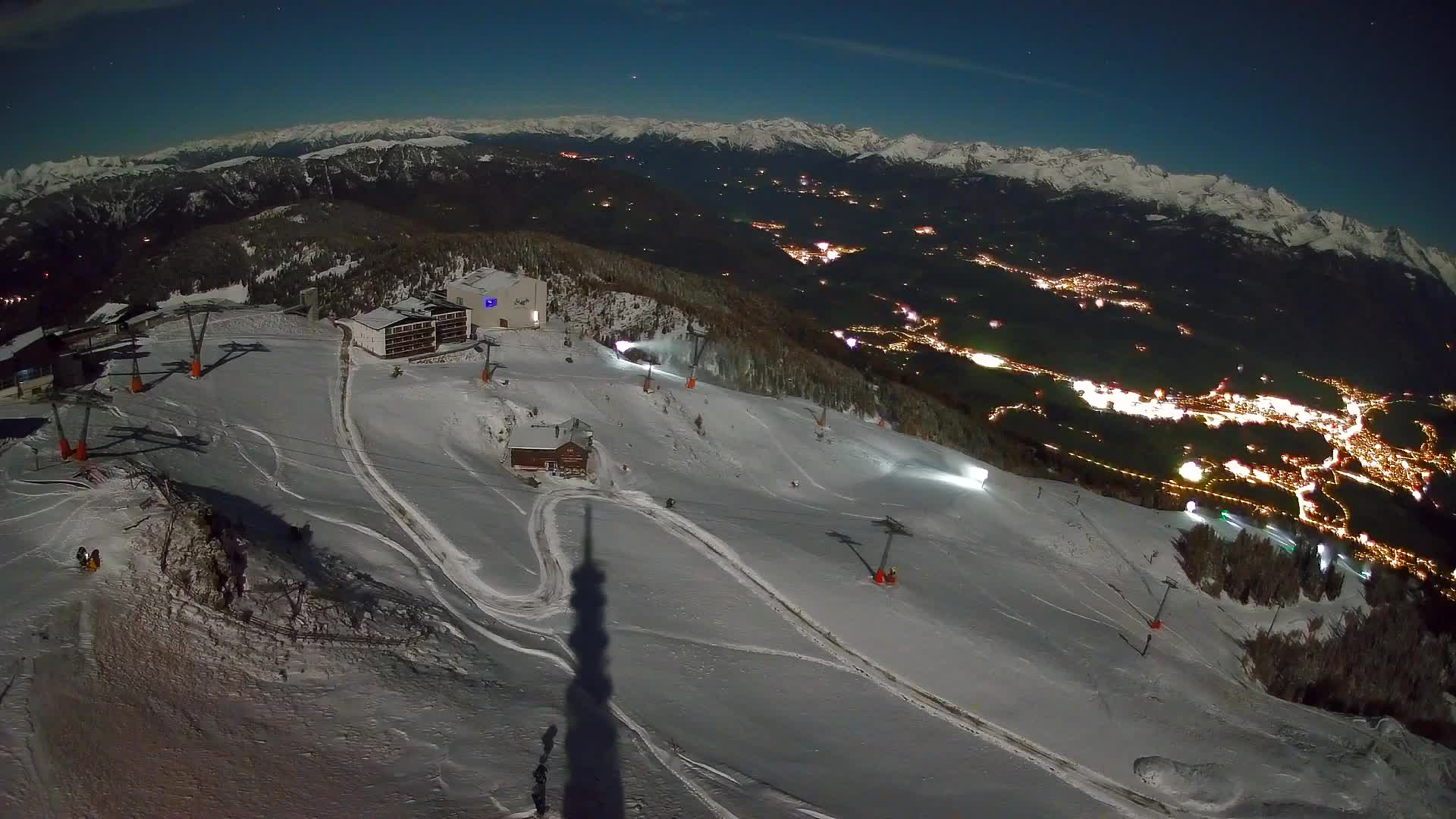 Smučišče Kronplatz – vrh | pogled na Bruneck