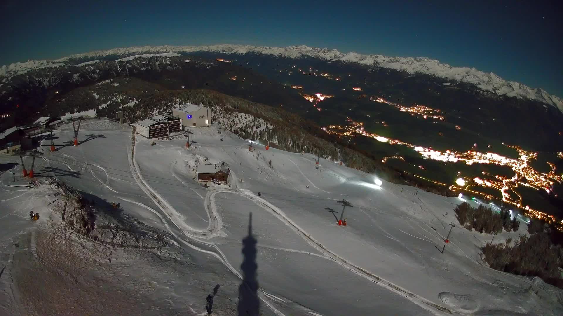 Smučišče Kronplatz – vrh | pogled na Bruneck