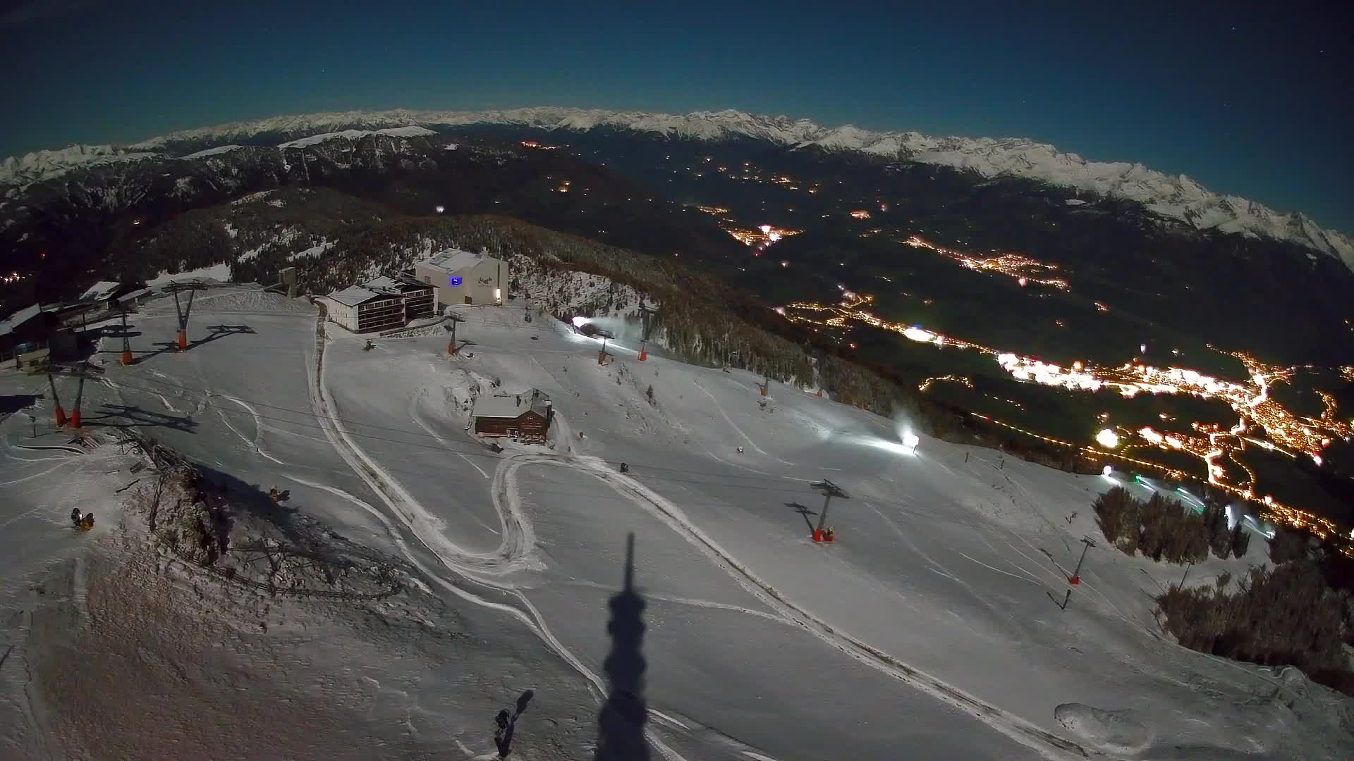 Smučišče Kronplatz – vrh | pogled na Bruneck