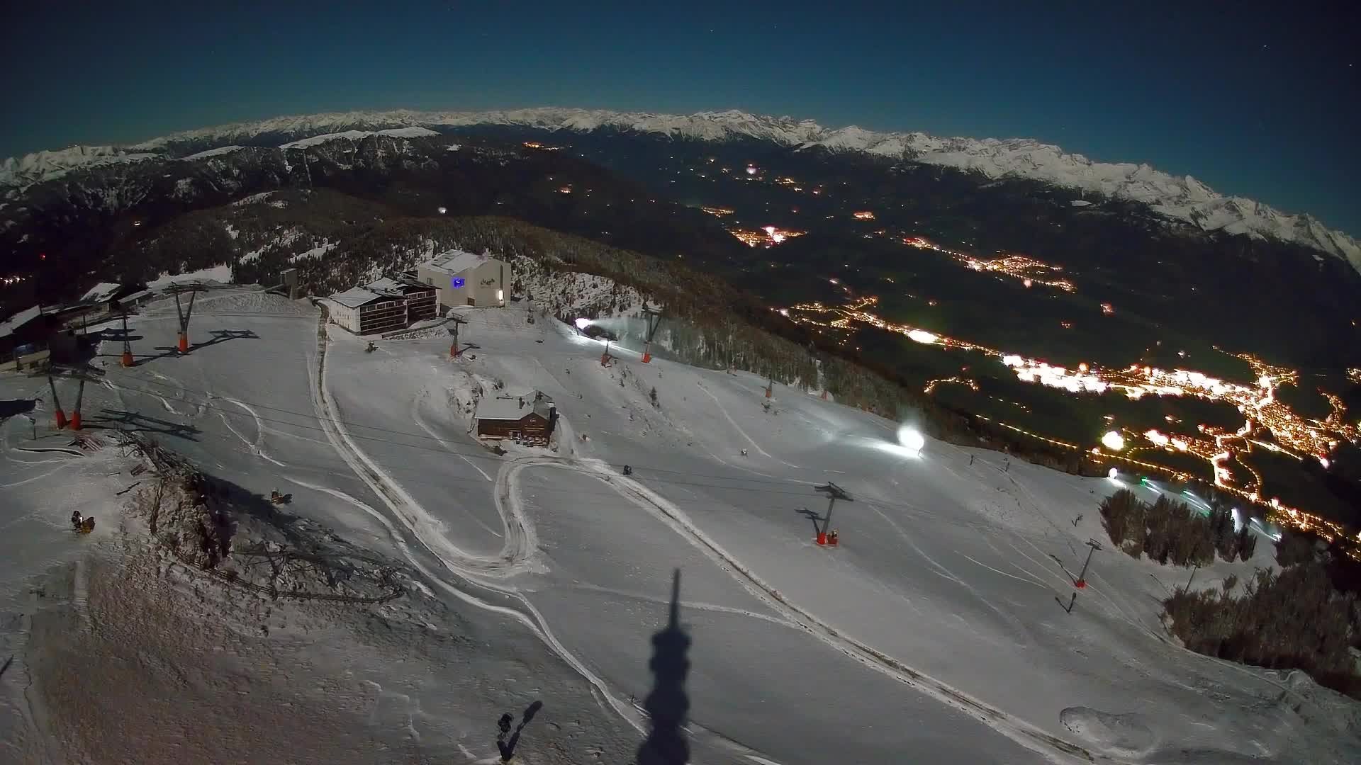 Stazione sciistica di Plan de Corones | vista su Brunico