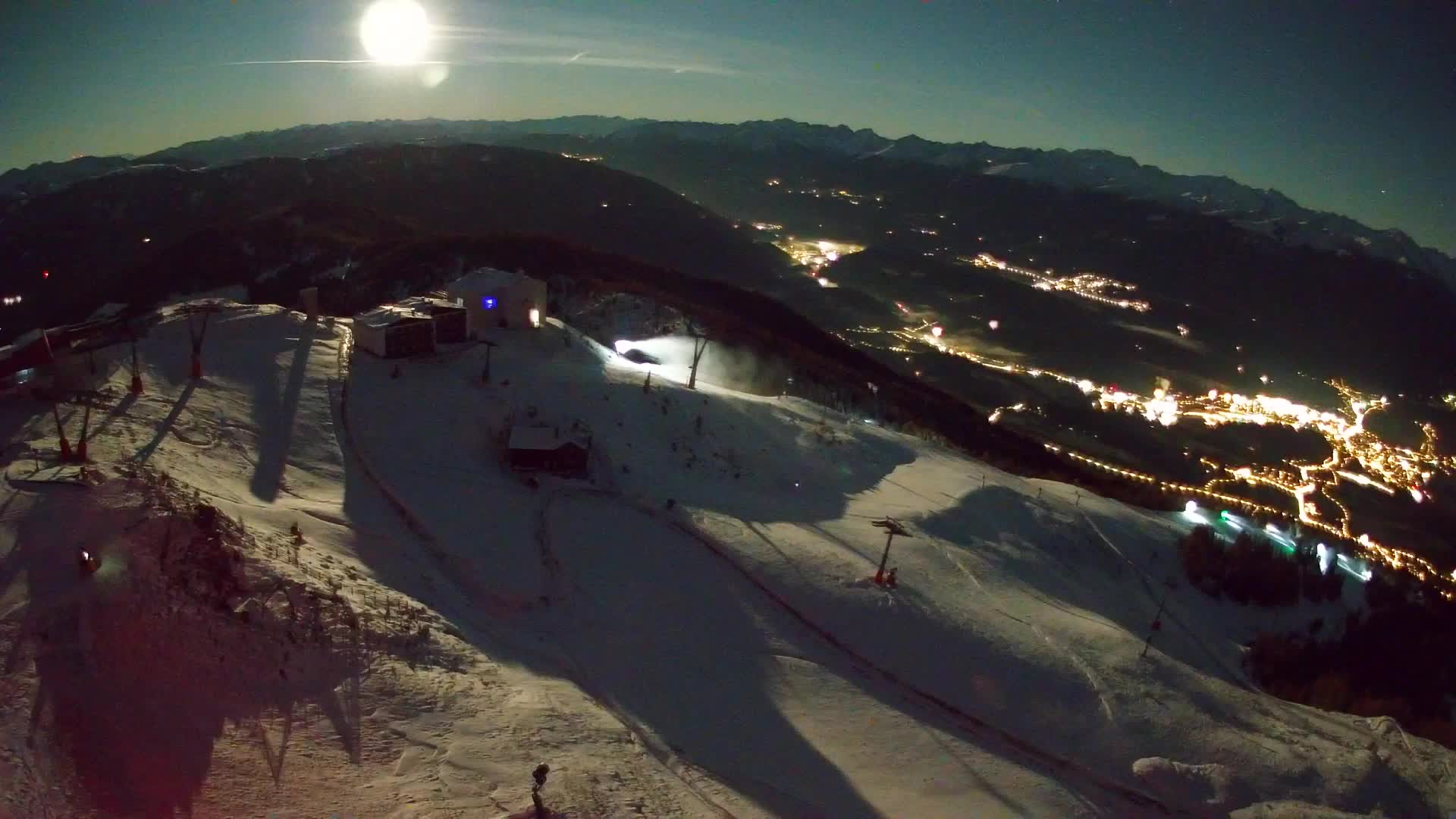 Smučišče Kronplatz – vrh | pogled na Bruneck