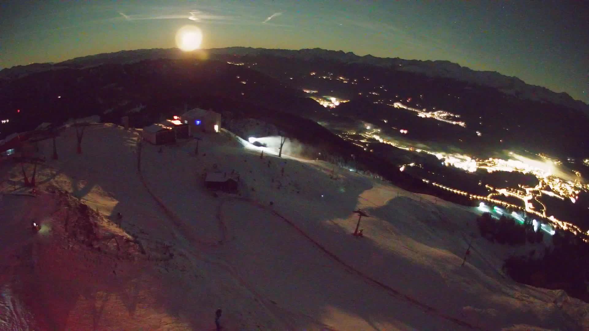 Smučišče Kronplatz – vrh | pogled na Bruneck