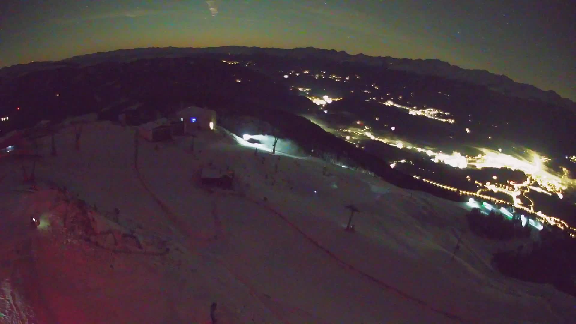 Smučišče Kronplatz – vrh | pogled na Bruneck