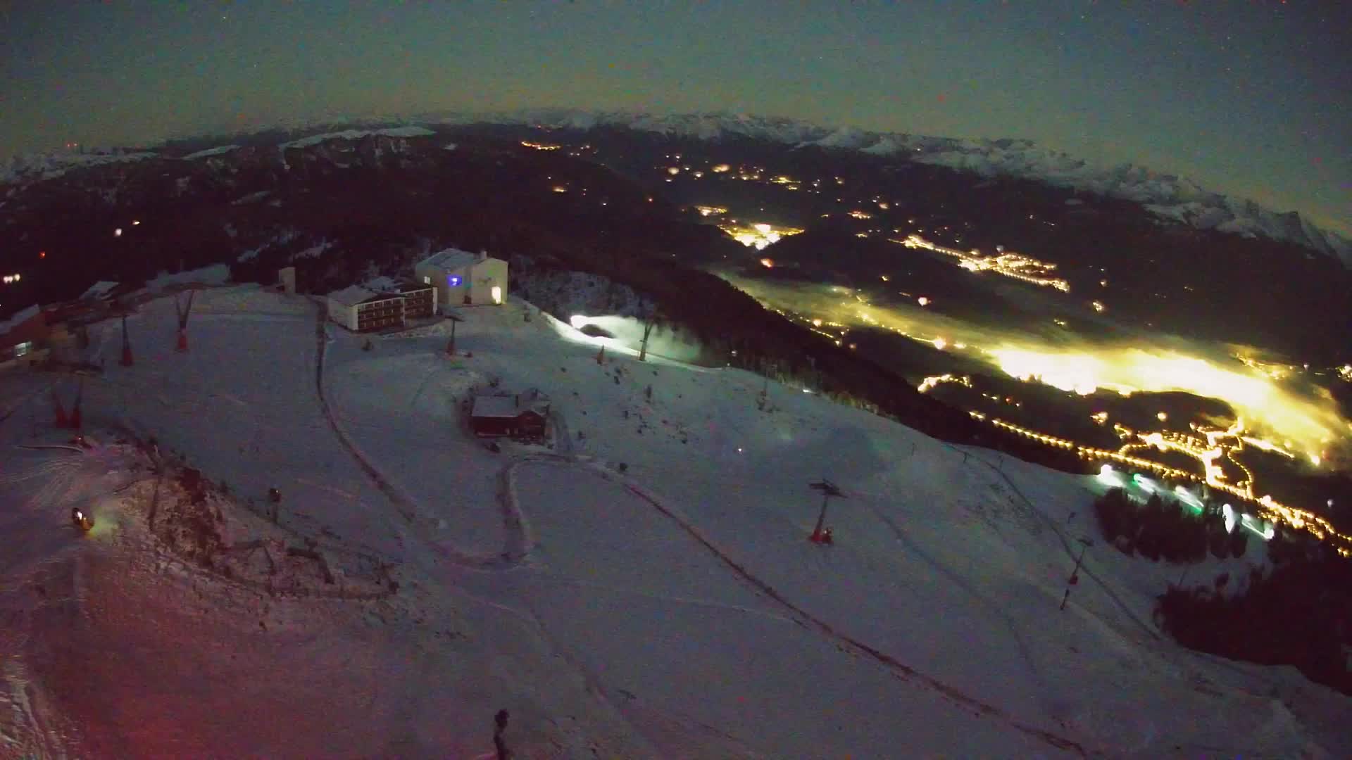 Kronplatz peak Ski resort | view to Bruneck
