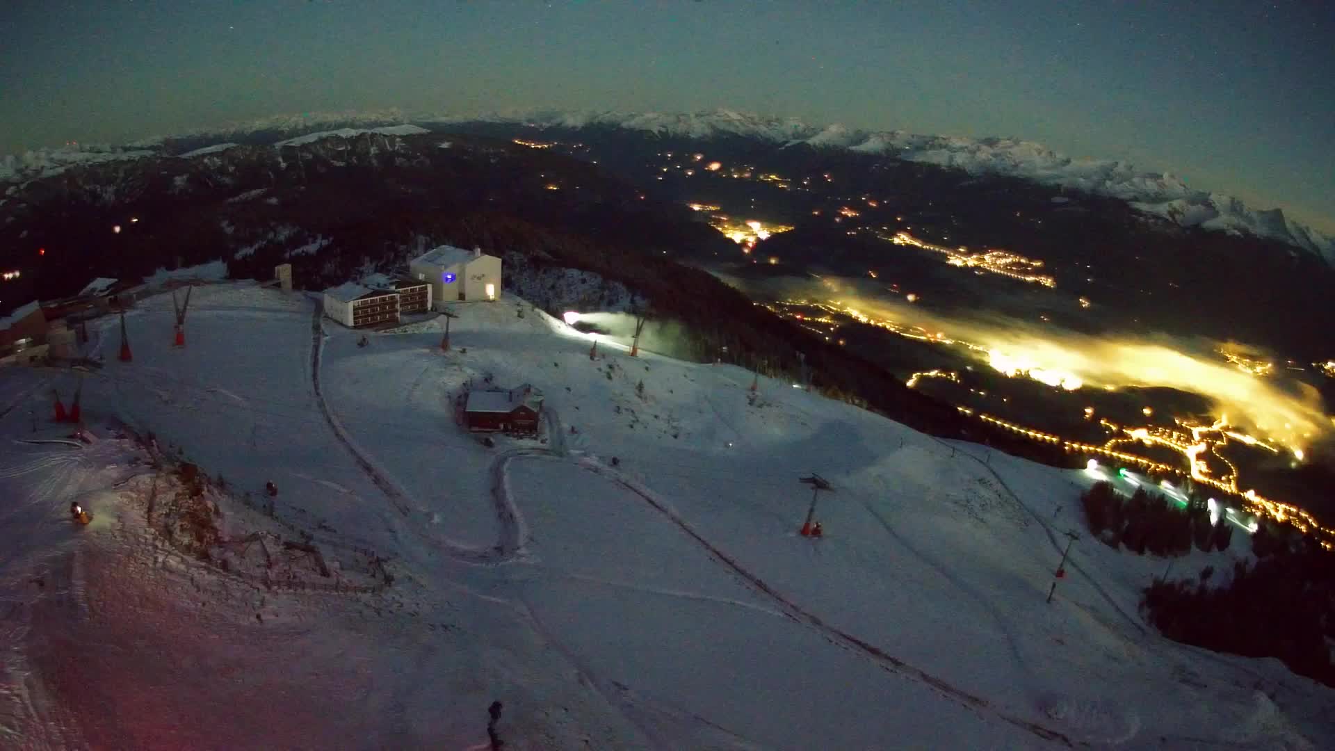 Smučišče Kronplatz – vrh | pogled na Bruneck