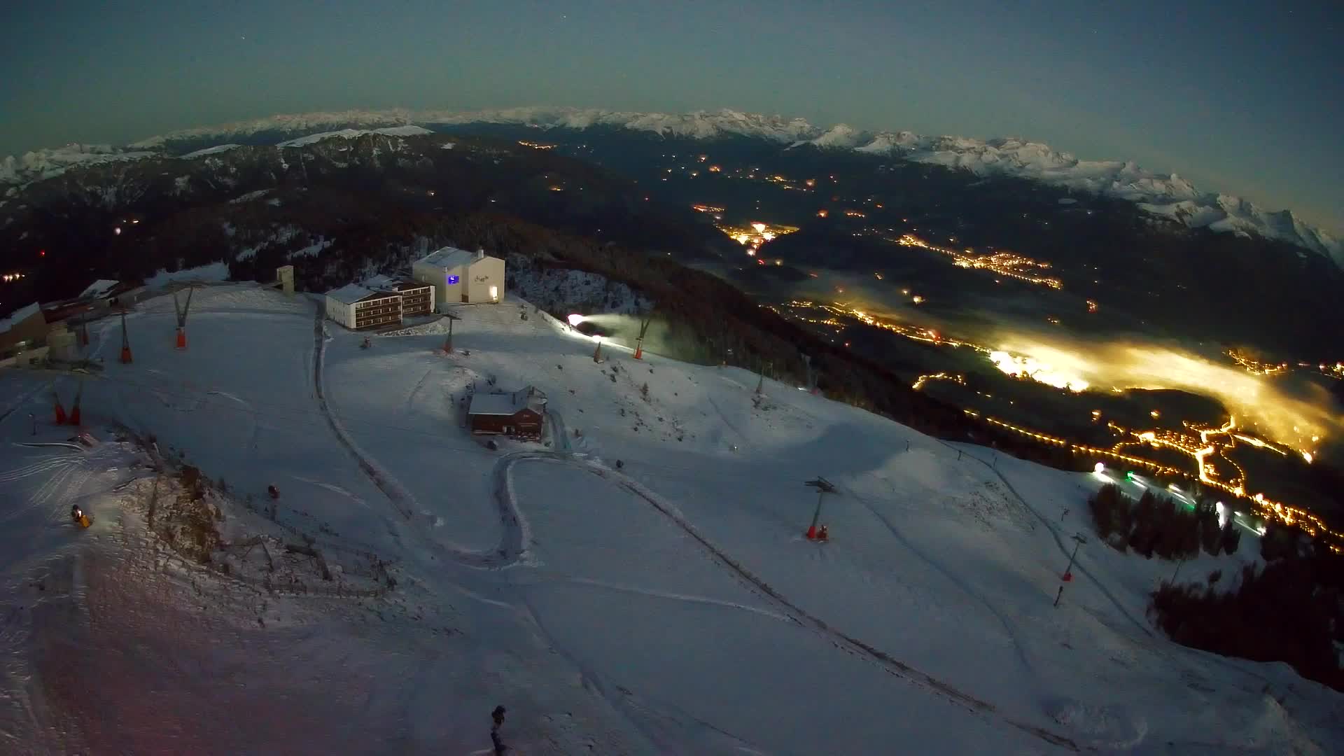 Smučišče Kronplatz – vrh | pogled na Bruneck