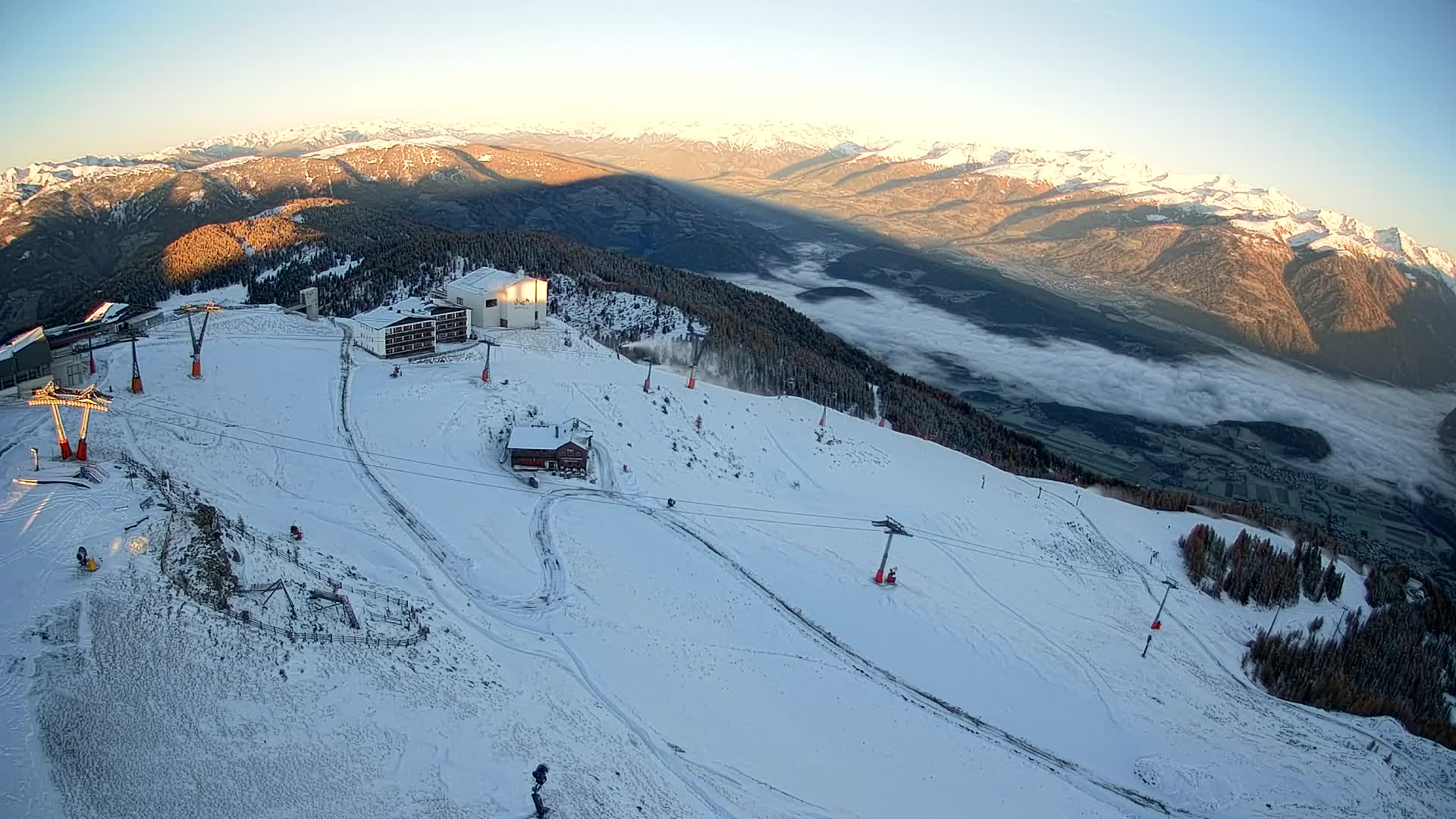 Smučišče Kronplatz – vrh | pogled na Bruneck