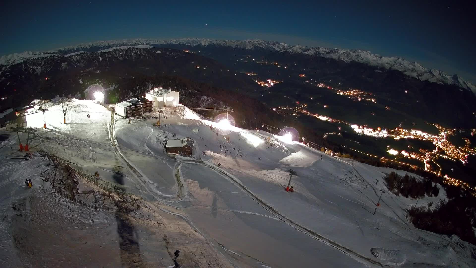 Smučišče Kronplatz – vrh | pogled na Bruneck