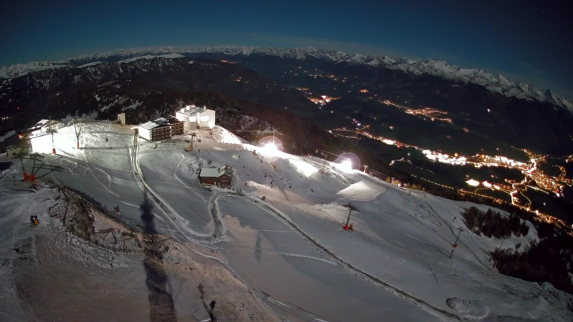 Smučišče Kronplatz – vrh | pogled na Bruneck