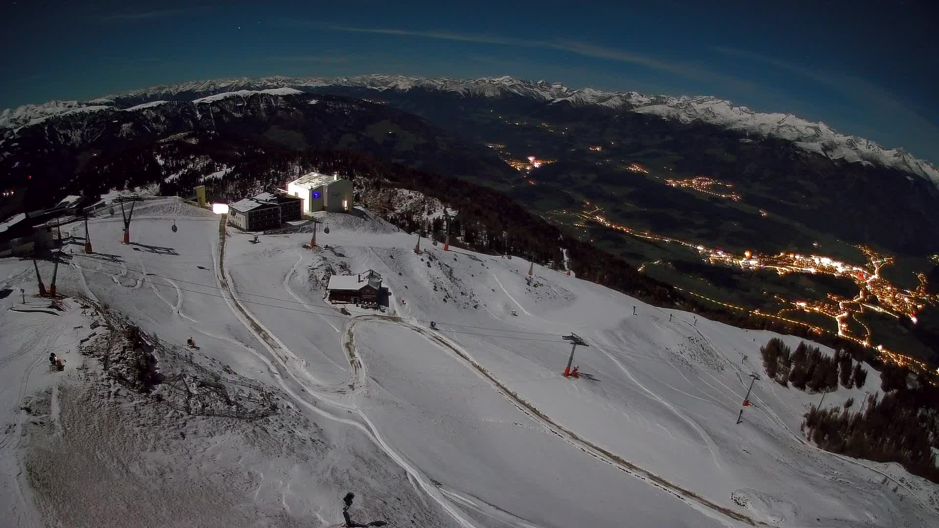 Smučišče Kronplatz – vrh | pogled na Bruneck