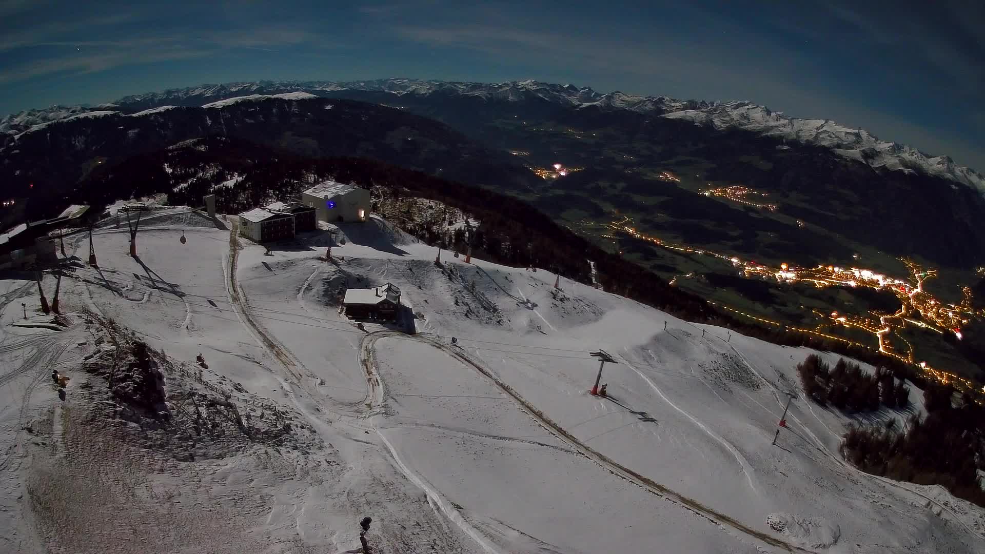 Kronplatz peak Ski resort | view to Bruneck