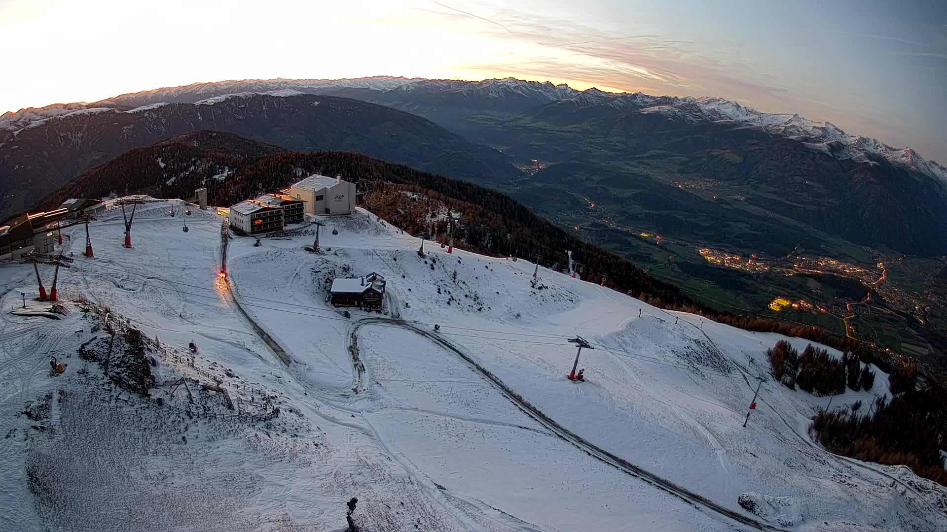 Smučišče Kronplatz – vrh | pogled na Bruneck