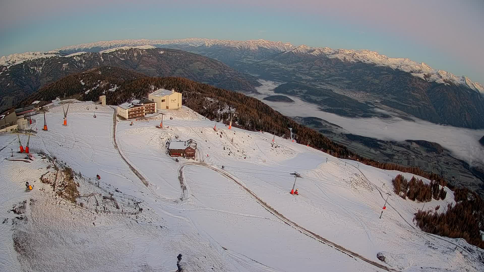 Smučišče Kronplatz – vrh | pogled na Bruneck