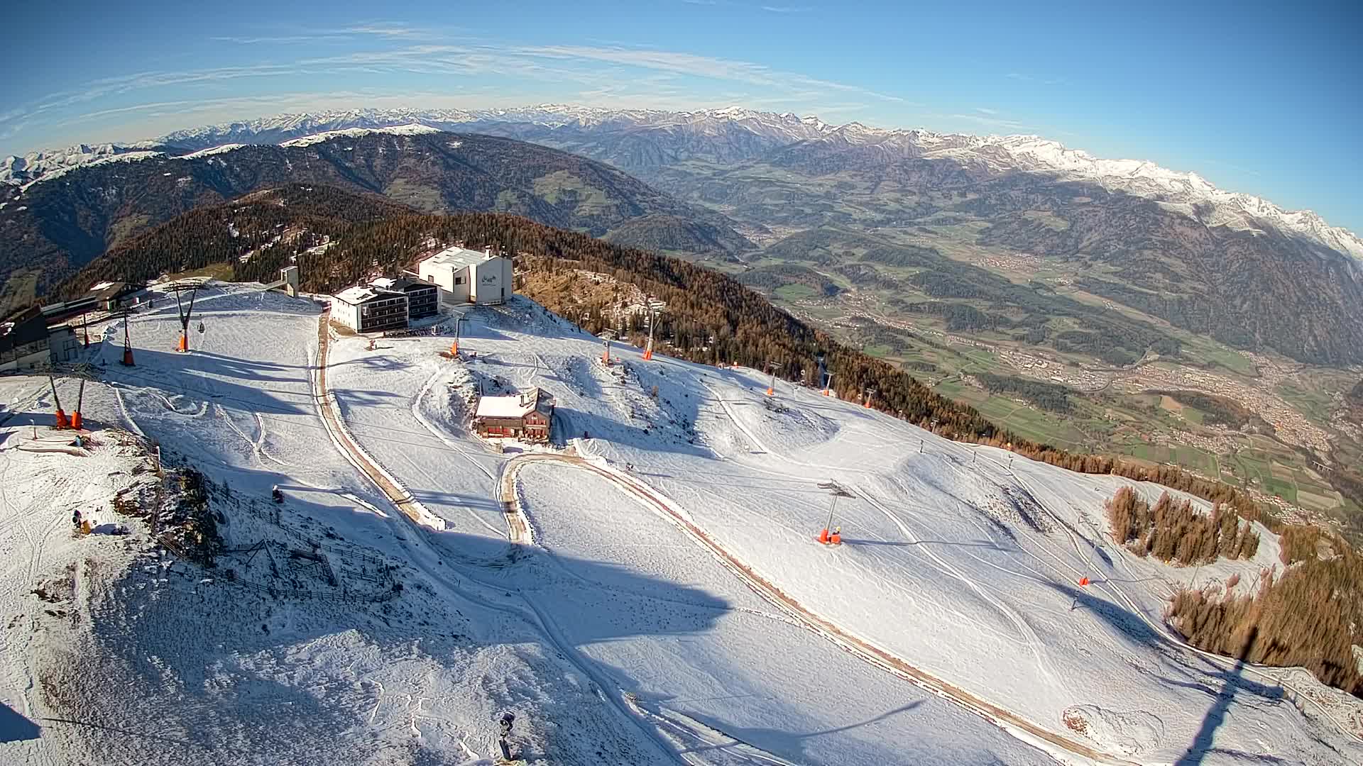 Smučišče Kronplatz – vrh | pogled na Bruneck