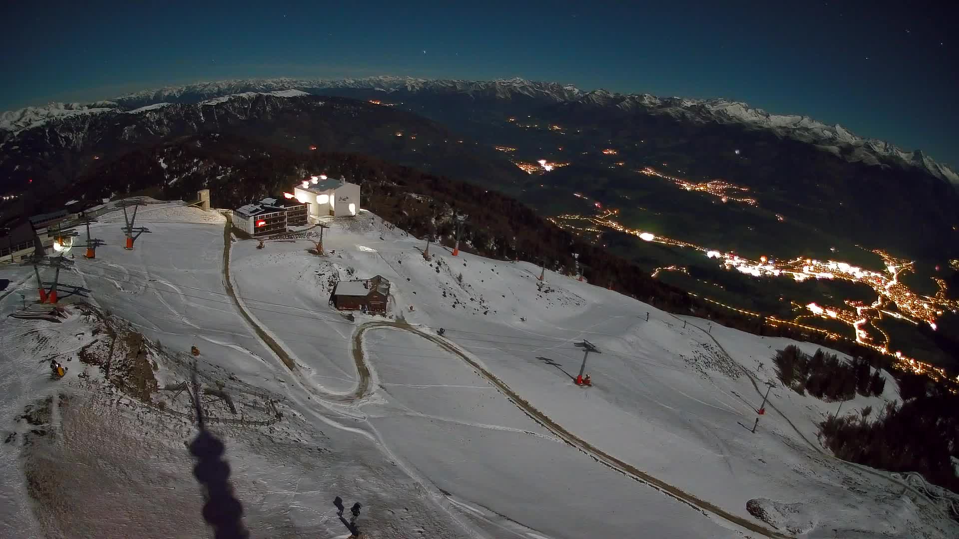 Smučišče Kronplatz – vrh | pogled na Bruneck