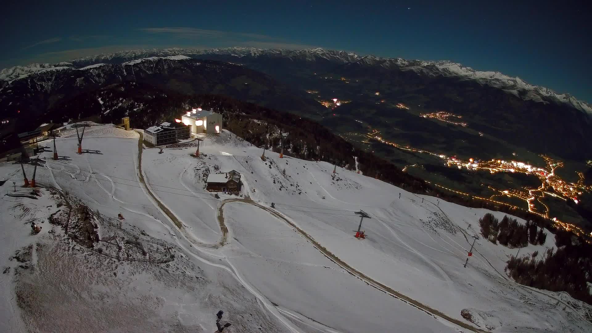 Smučišče Kronplatz – vrh | pogled na Bruneck