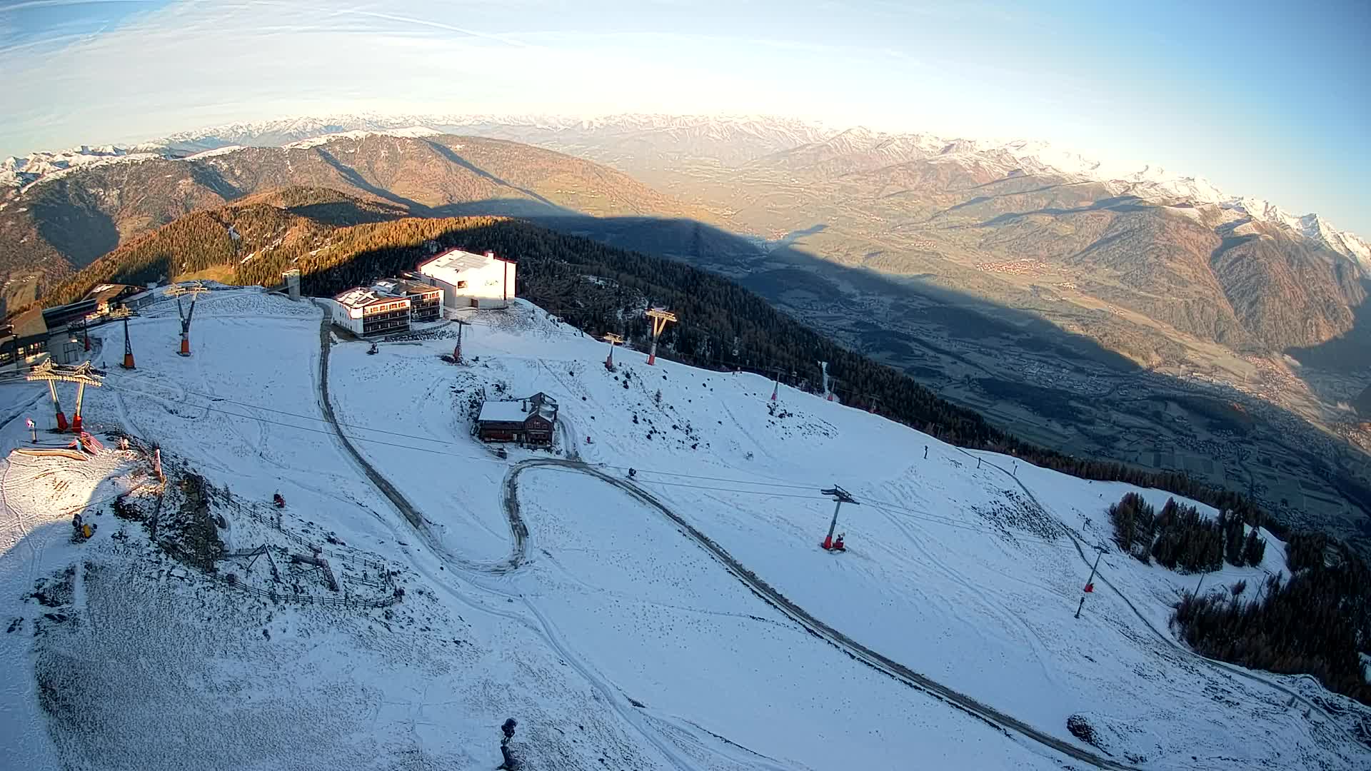 Smučišče Kronplatz – vrh | pogled na Bruneck