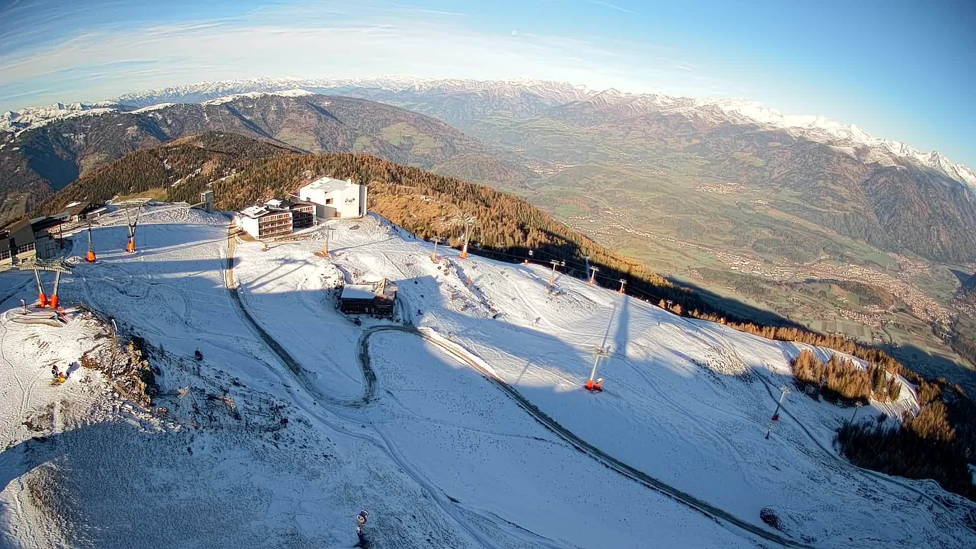 Smučišče Kronplatz – vrh | pogled na Bruneck