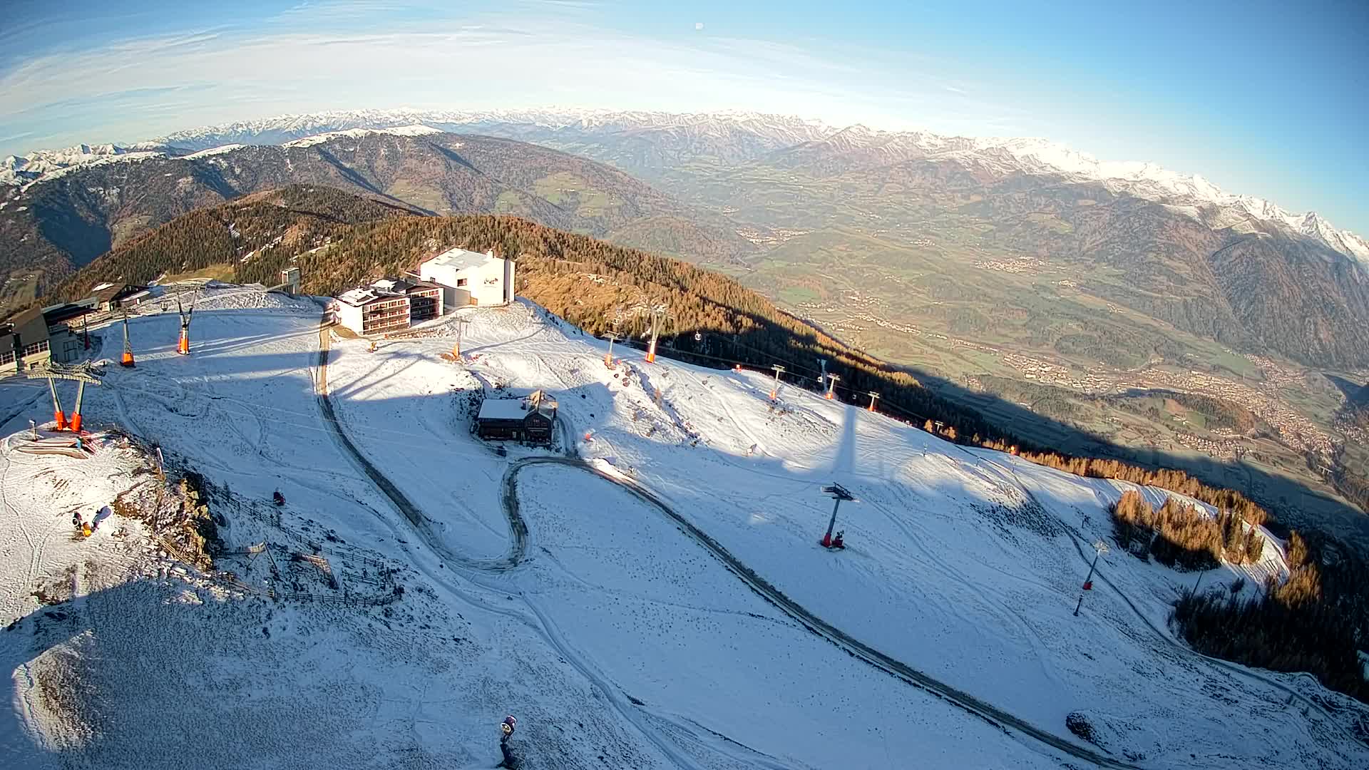 Smučišče Kronplatz – vrh | pogled na Bruneck