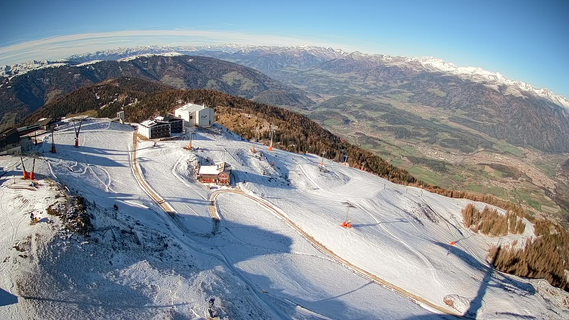 Smučišče Kronplatz – vrh | pogled na Bruneck