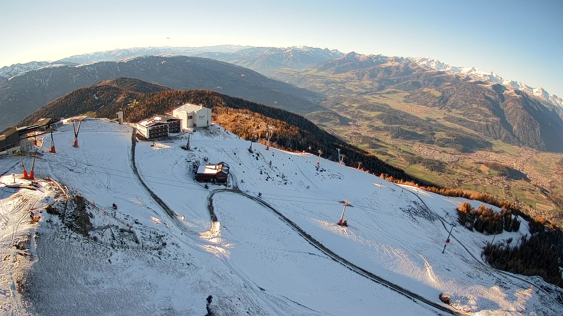Smučišče Kronplatz – vrh | pogled na Bruneck