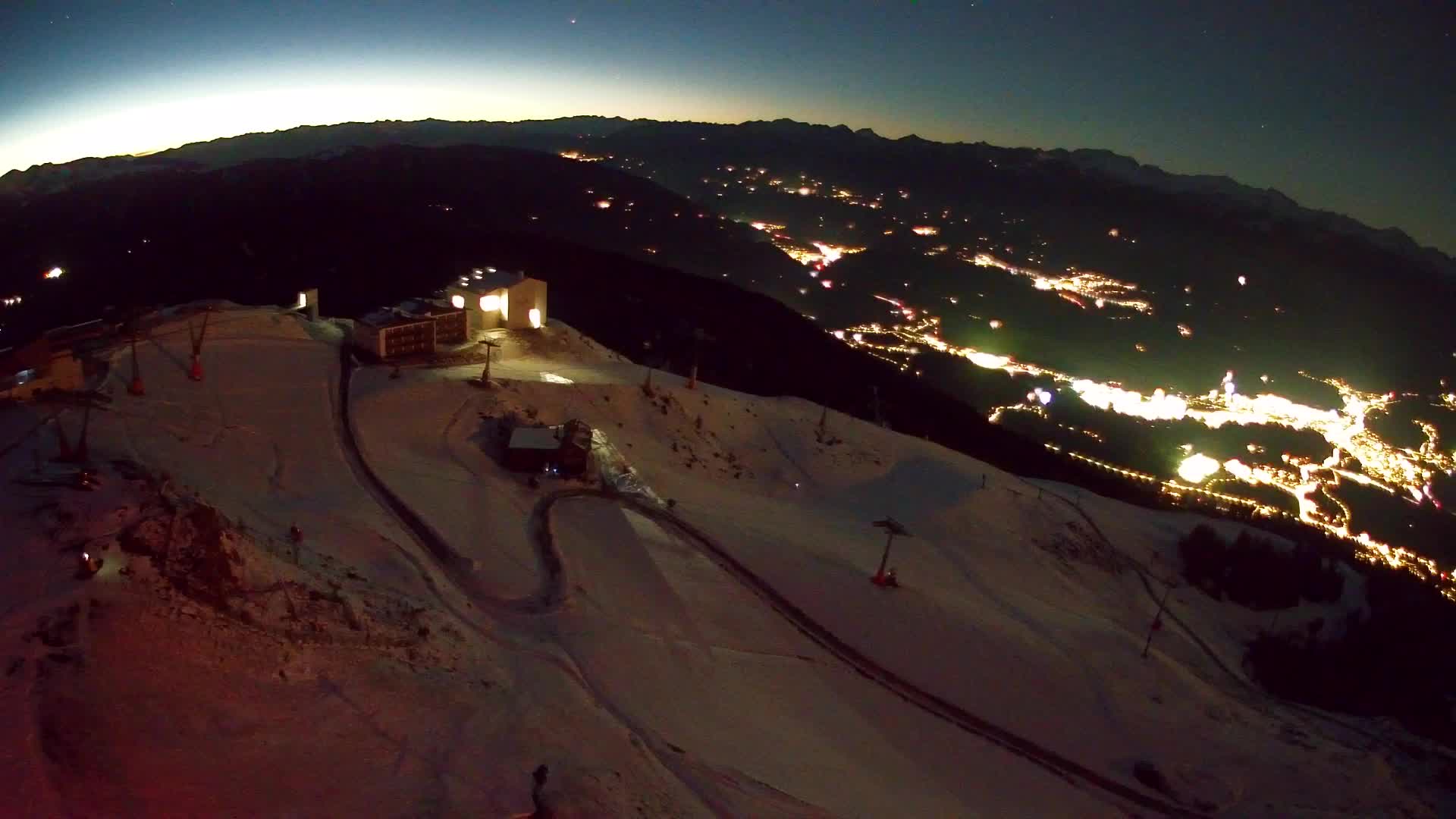 Smučišče Kronplatz – vrh | pogled na Bruneck