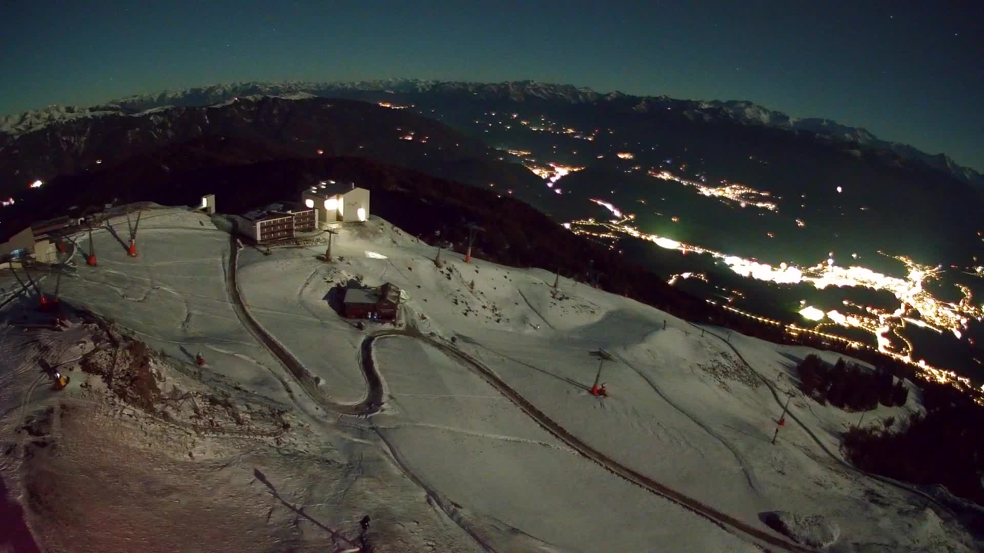 Stazione sciistica di Plan de Corones | vista su Brunico