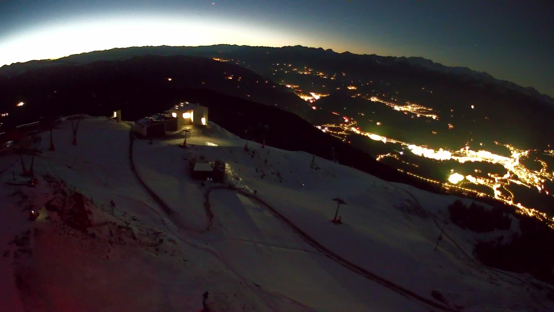 Smučišče Kronplatz – vrh | pogled na Bruneck