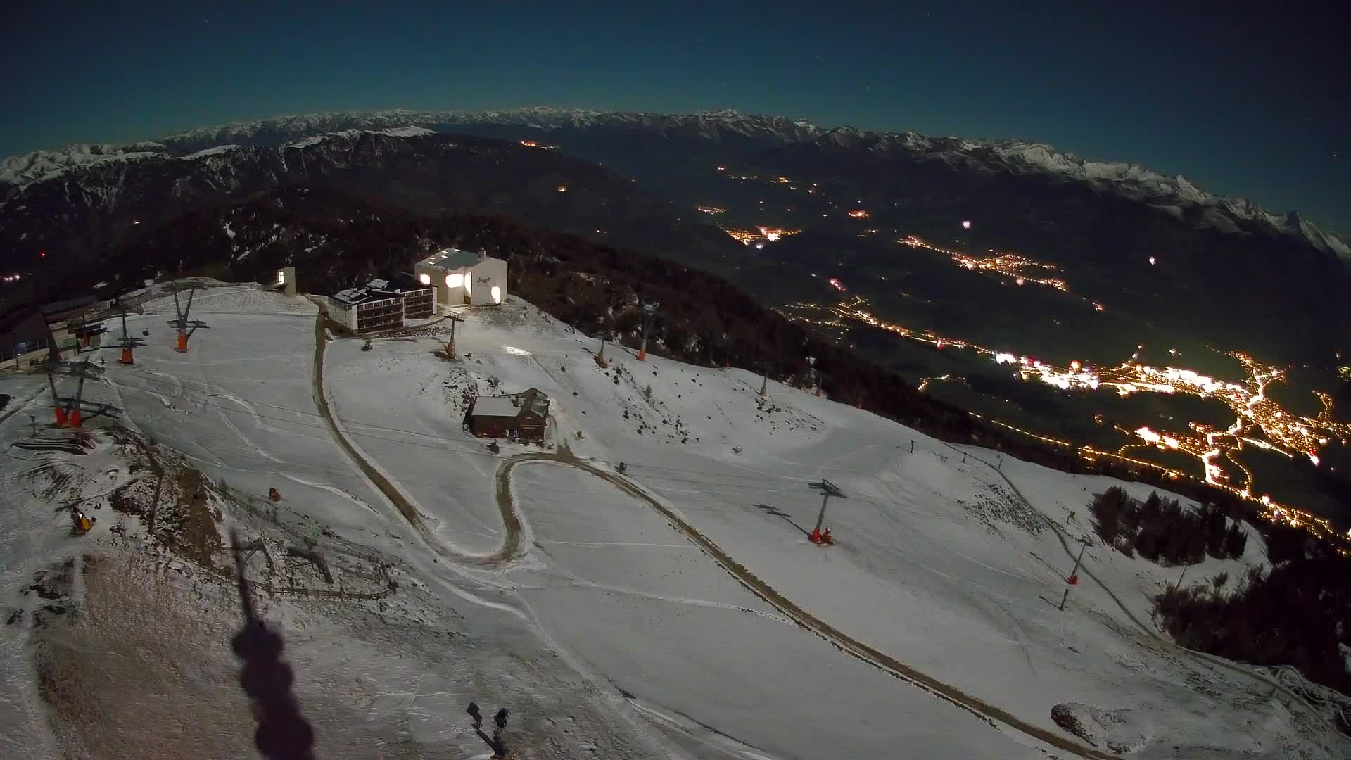 Kronplatz peak Ski resort | view to Bruneck
