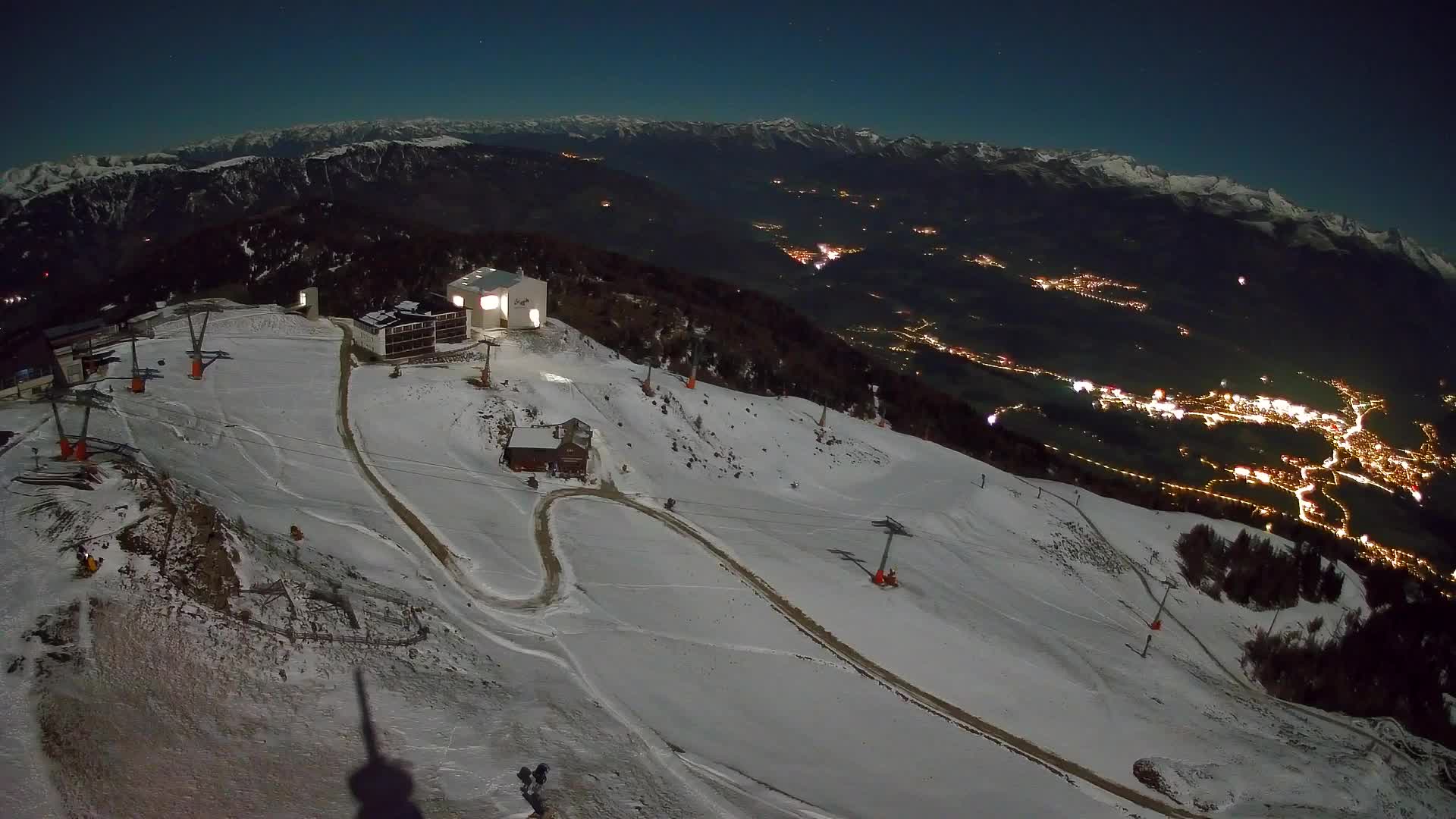 Kronplatz peak Ski resort | view to Bruneck