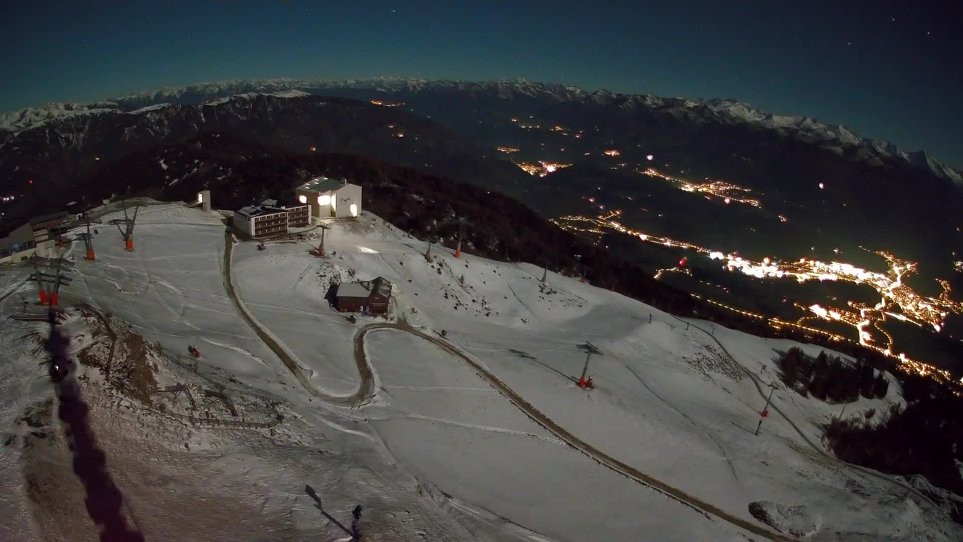 Smučišče Kronplatz – vrh | pogled na Bruneck