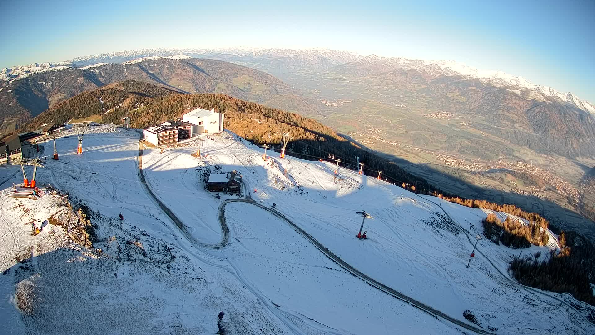 Smučišče Kronplatz – vrh | pogled na Bruneck