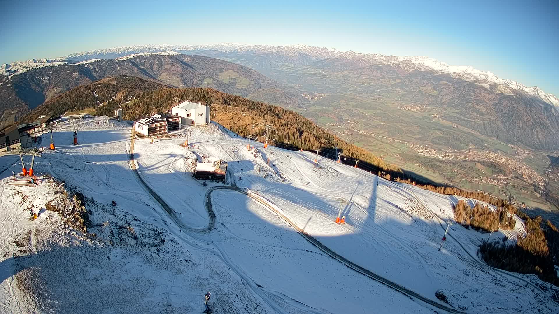 Smučišče Kronplatz – vrh | pogled na Bruneck