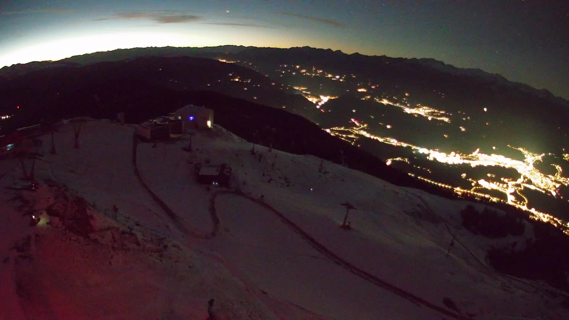 Kronplatz peak Ski resort | view to Bruneck