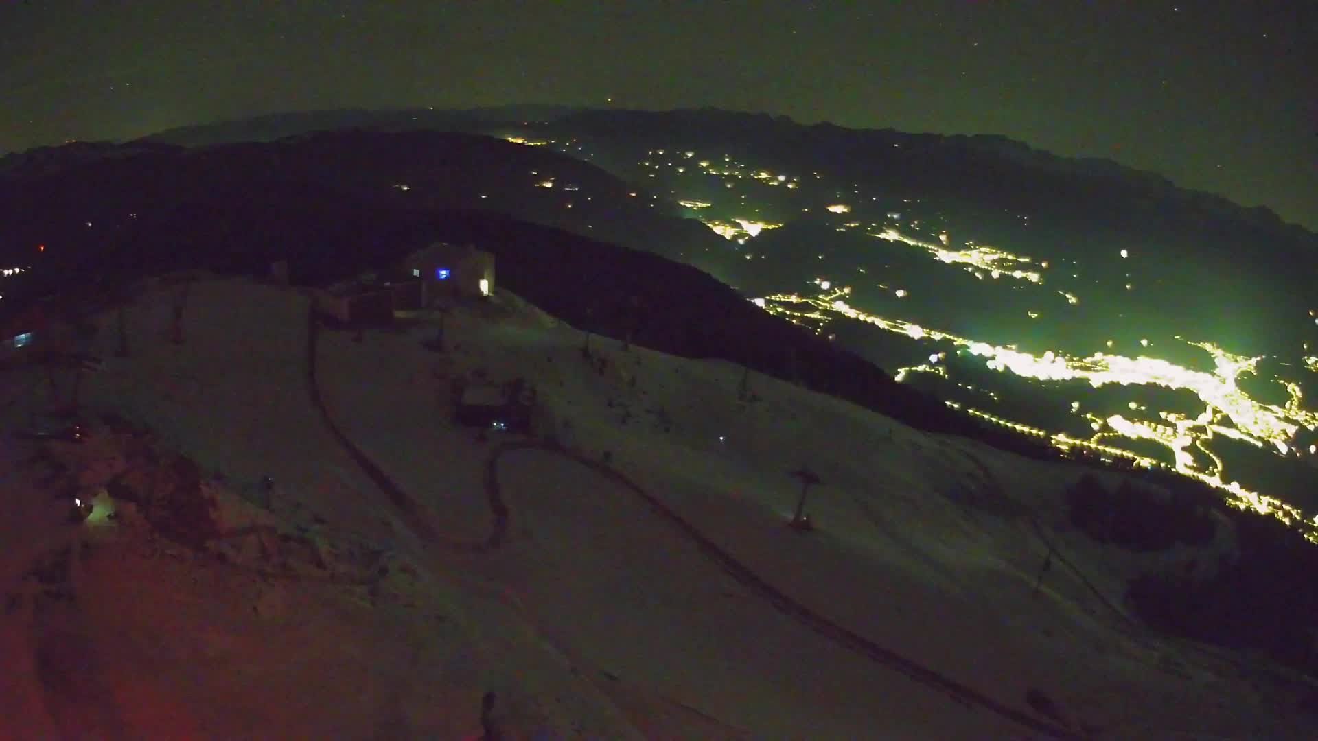Kronplatz peak Ski resort | view to Bruneck
