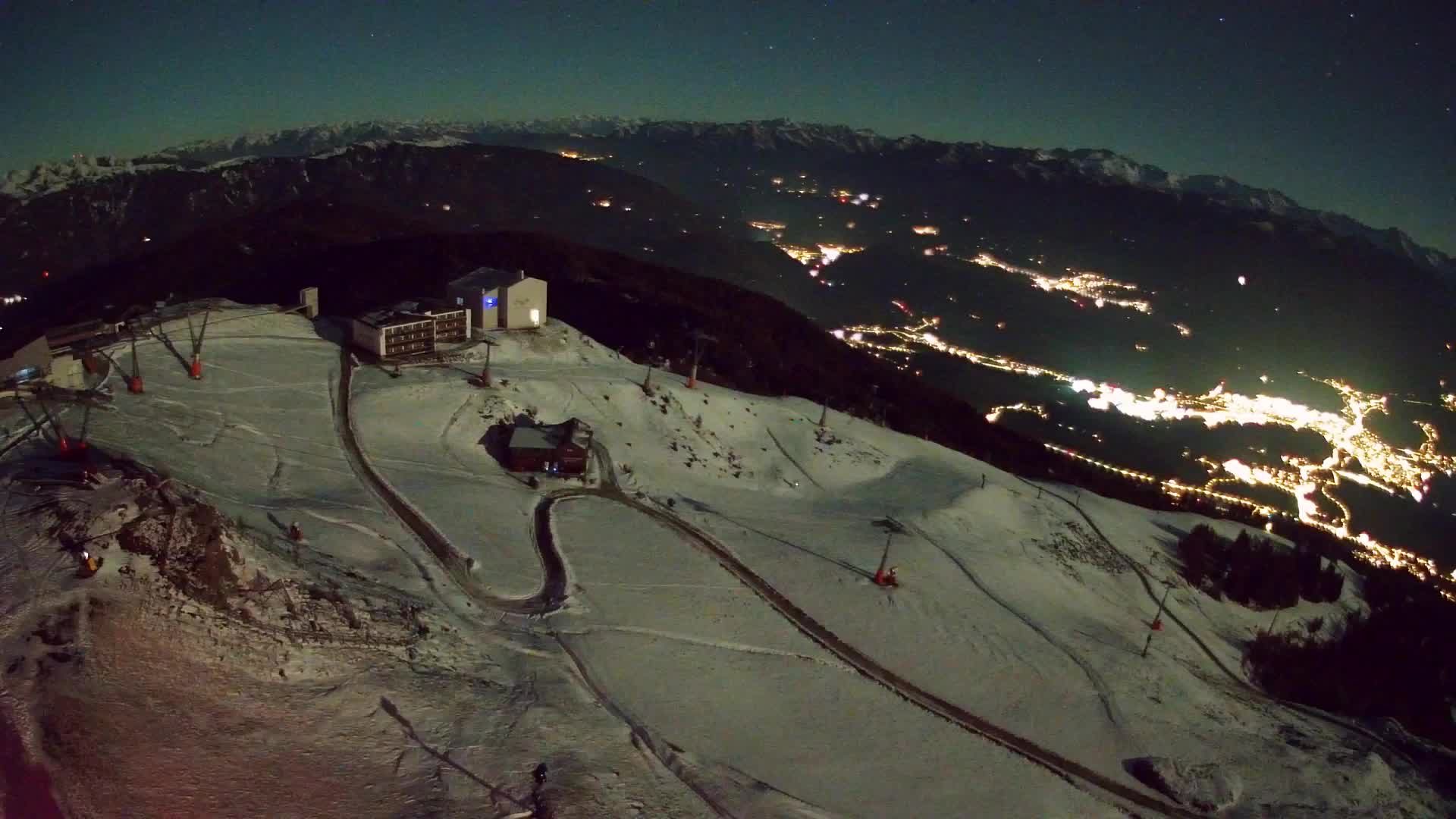 Skigebiet Kronplatz Gipfel | Blick auf Bruneck