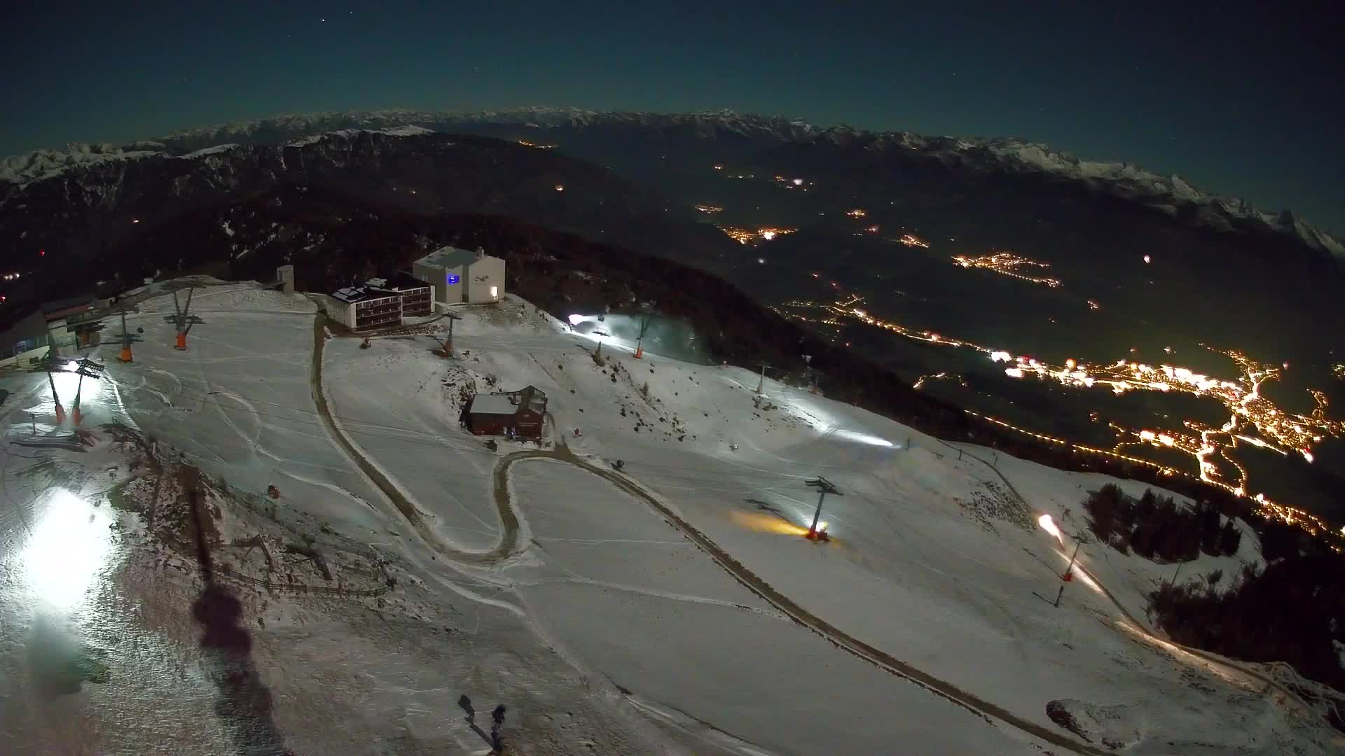 Stazione sciistica di Plan de Corones | vista su Brunico