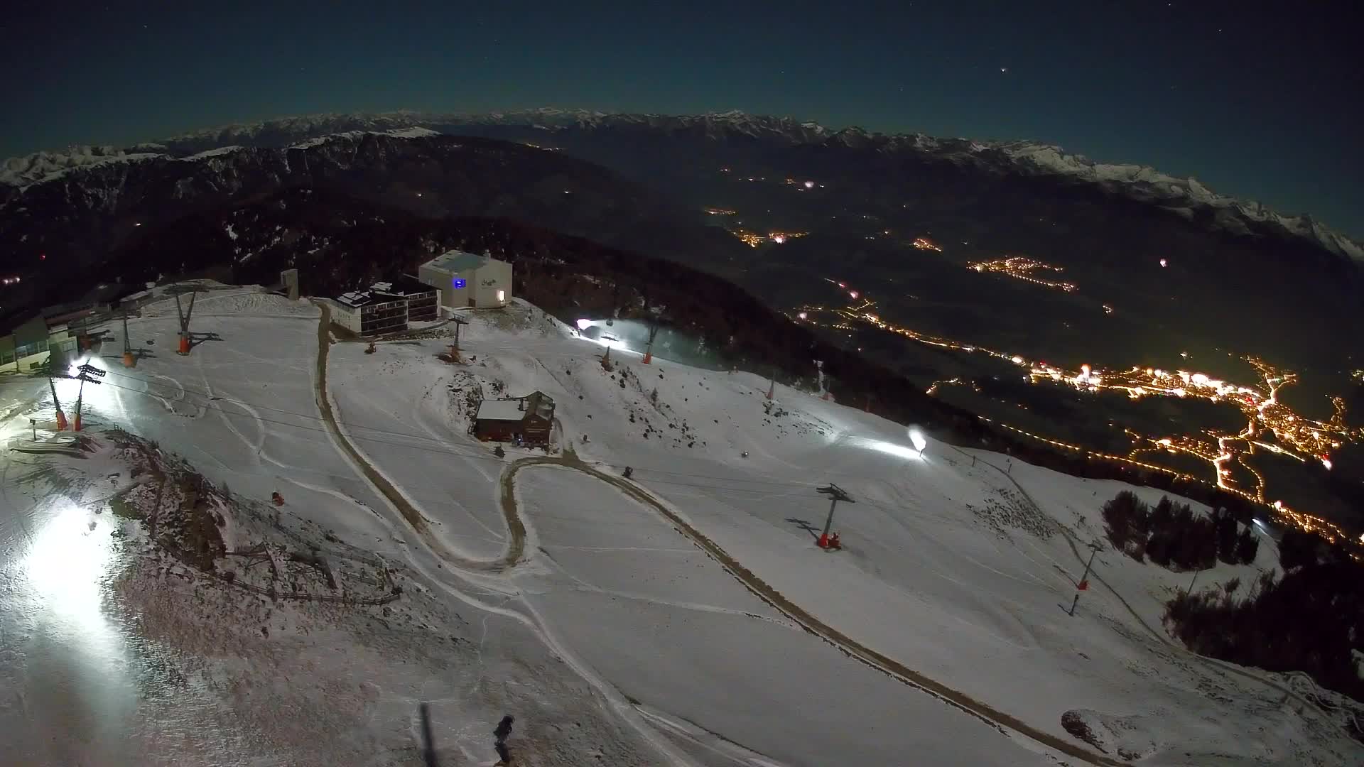 Stazione sciistica di Plan de Corones | vista su Brunico